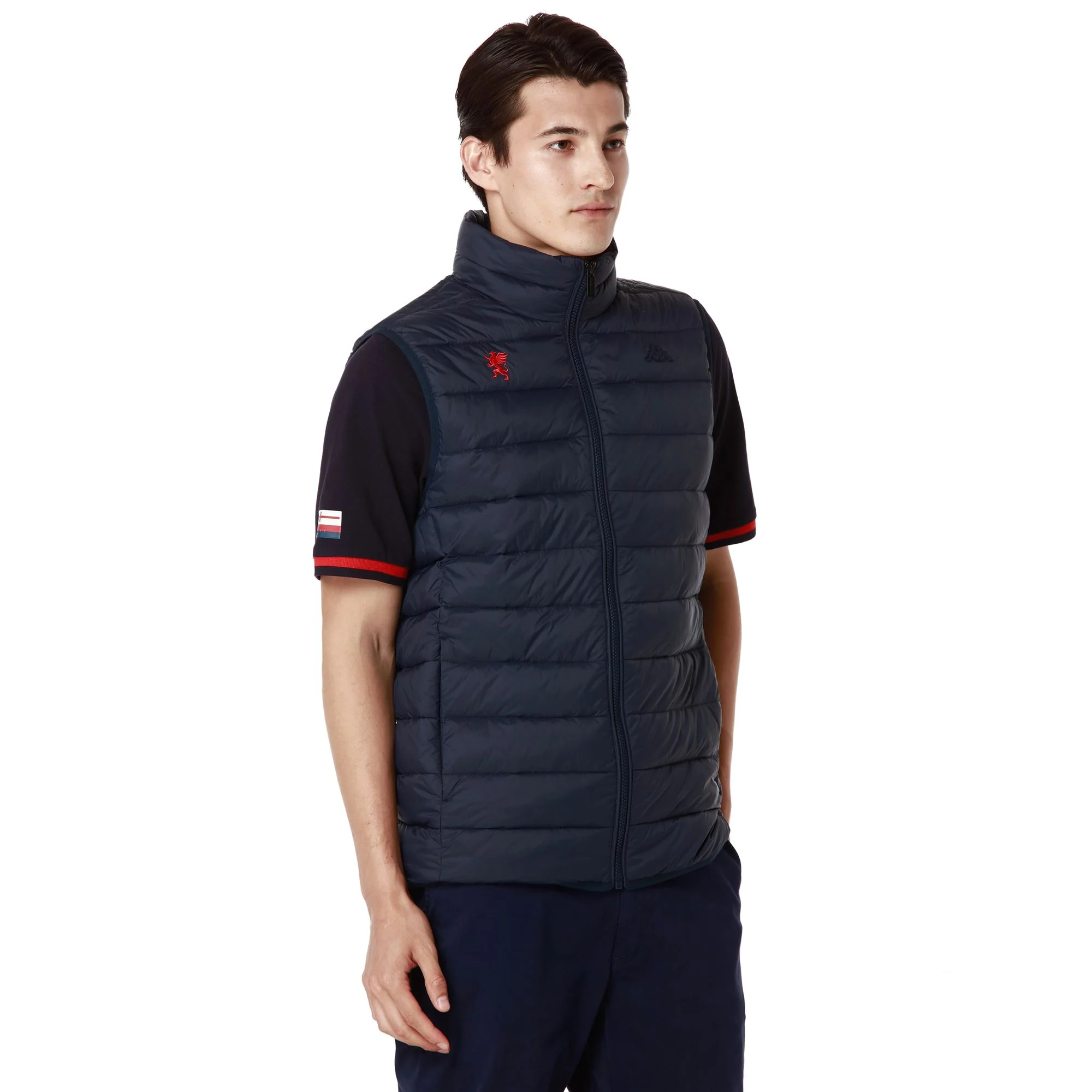 JORDY GENOA - Jackets - Mid - Man - BLUE MARINE-RED BLAZE - Image 5