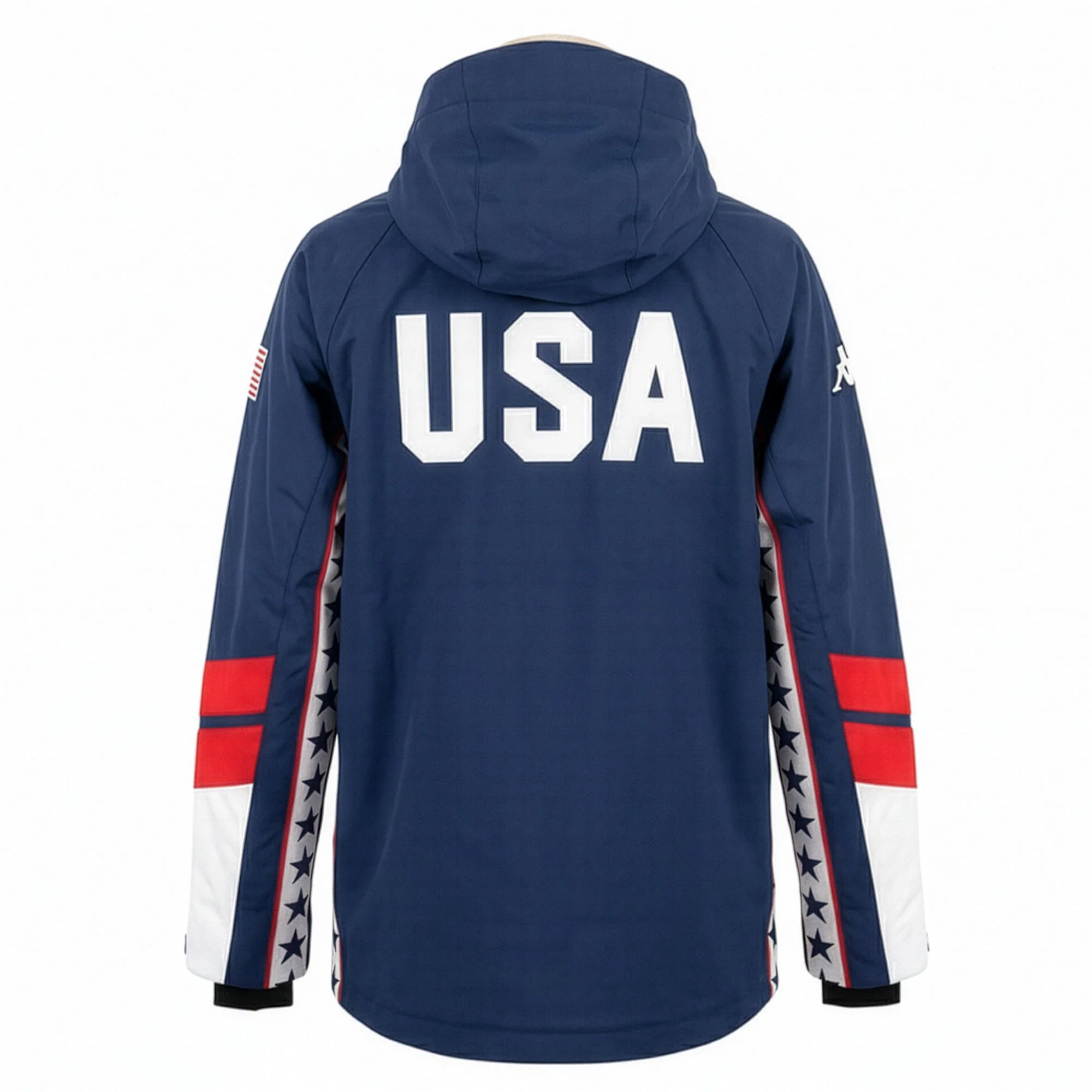 6CENTO 644 USA - Jackets - Long - Unisex - BLUE CAVERN-RED TANGO-WHITE - Image 2