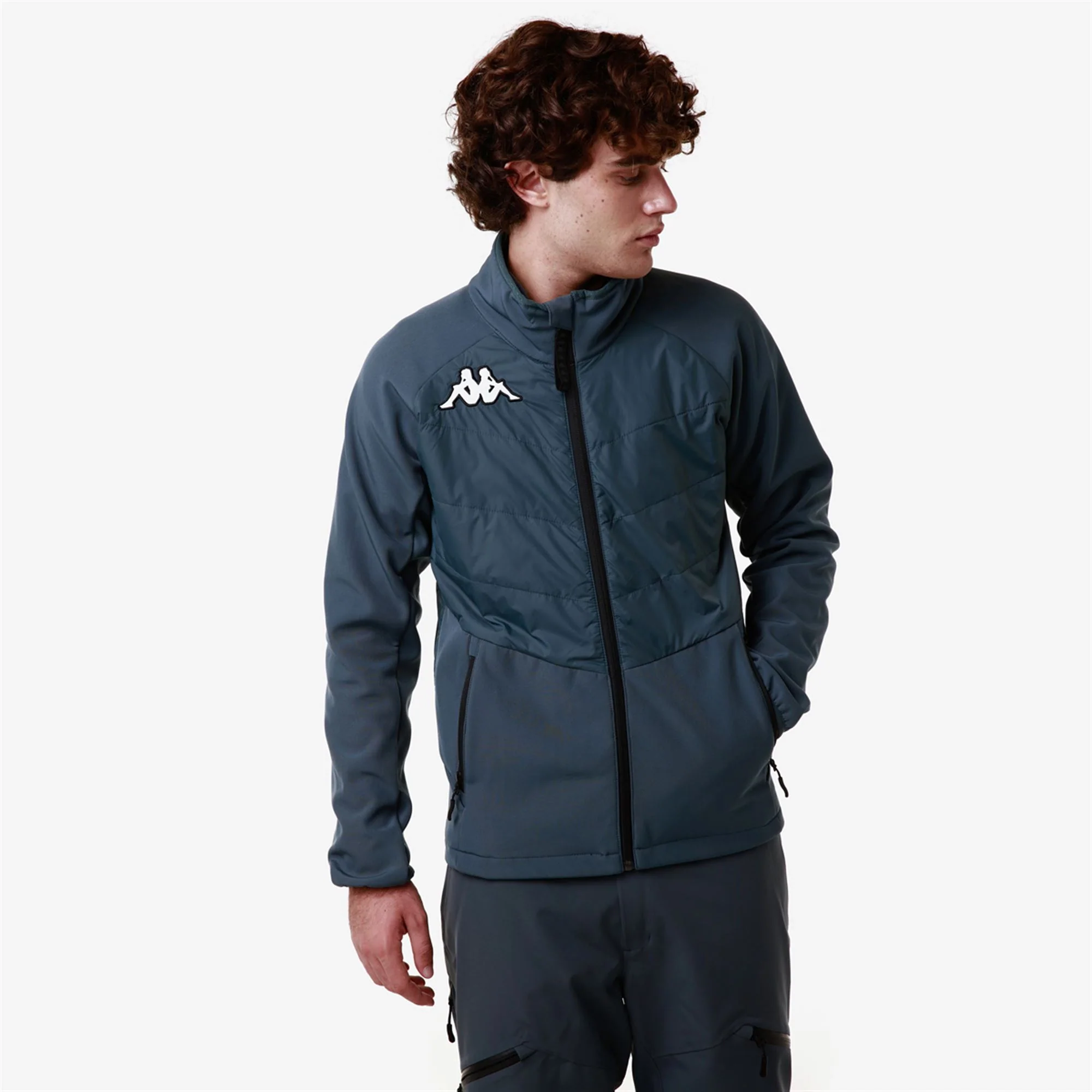 6CENTO 698 - Jackets - Short - Unisex - GREY ASPHALT-BLACK