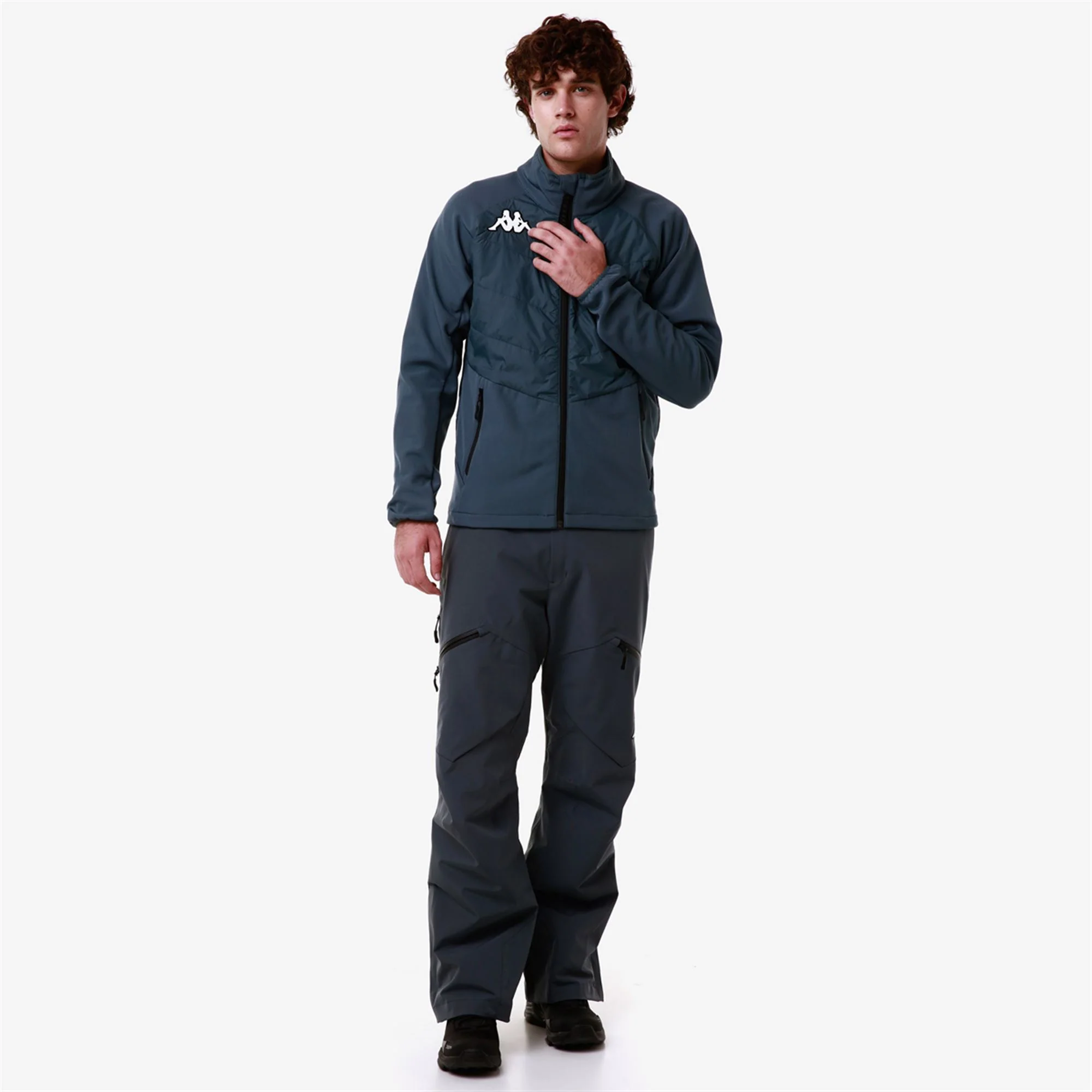 6CENTO 698 - Jackets - Short - Unisex - GREY ASPHALT-BLACK - Image 5