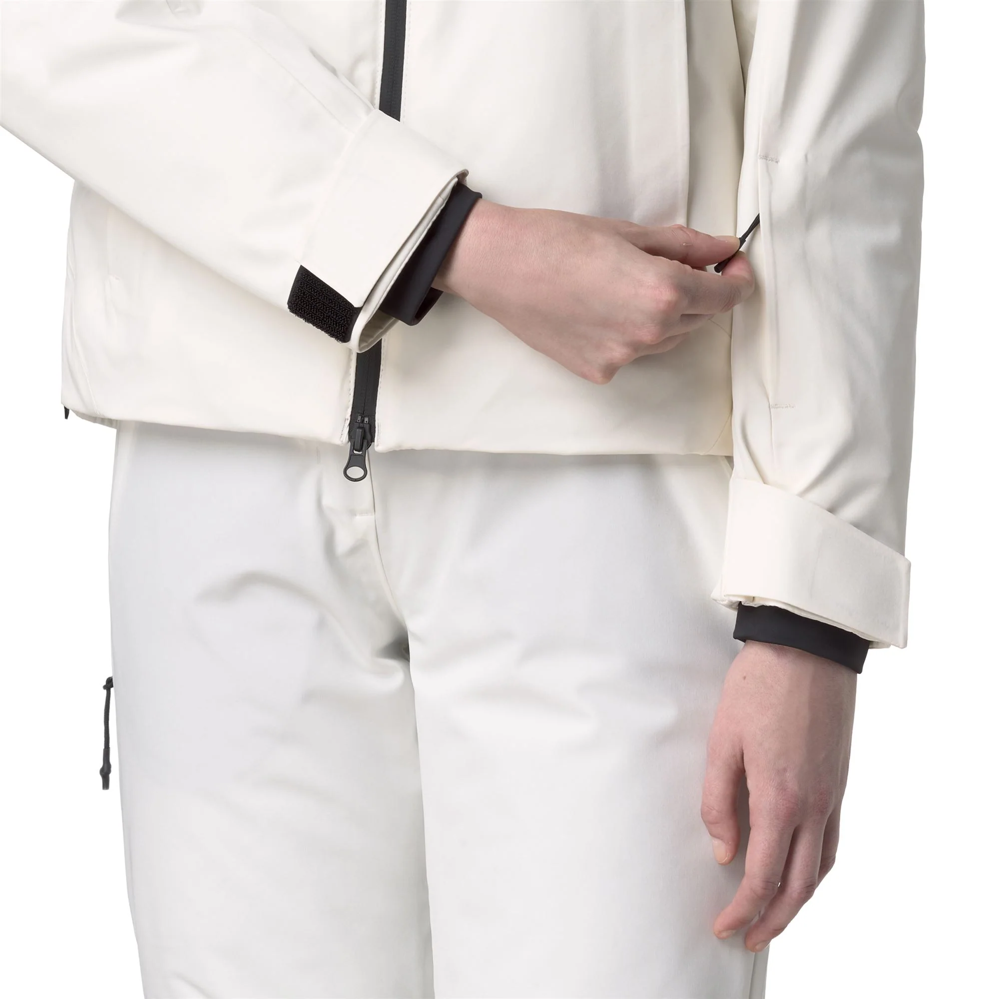 810 - Jackets - Mid - Woman - White Coconut-Black - Image 7