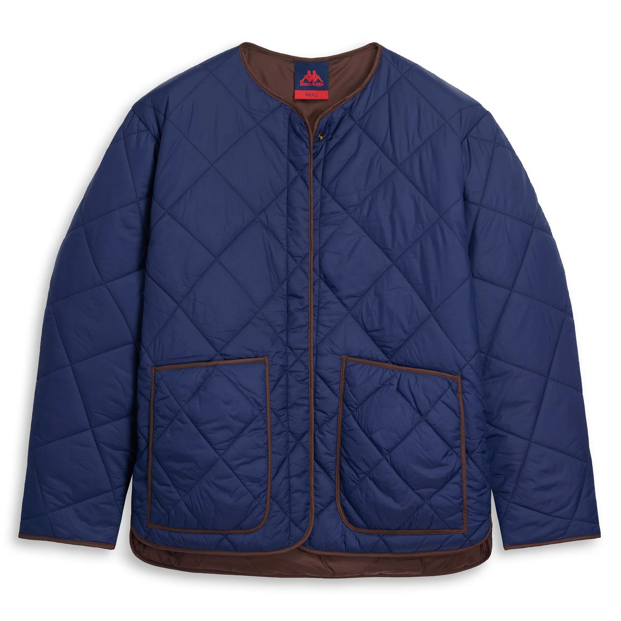 LOUISE - Jackets - Short - Woman - BLUE IRIS-BROWN SEAL - Image 2