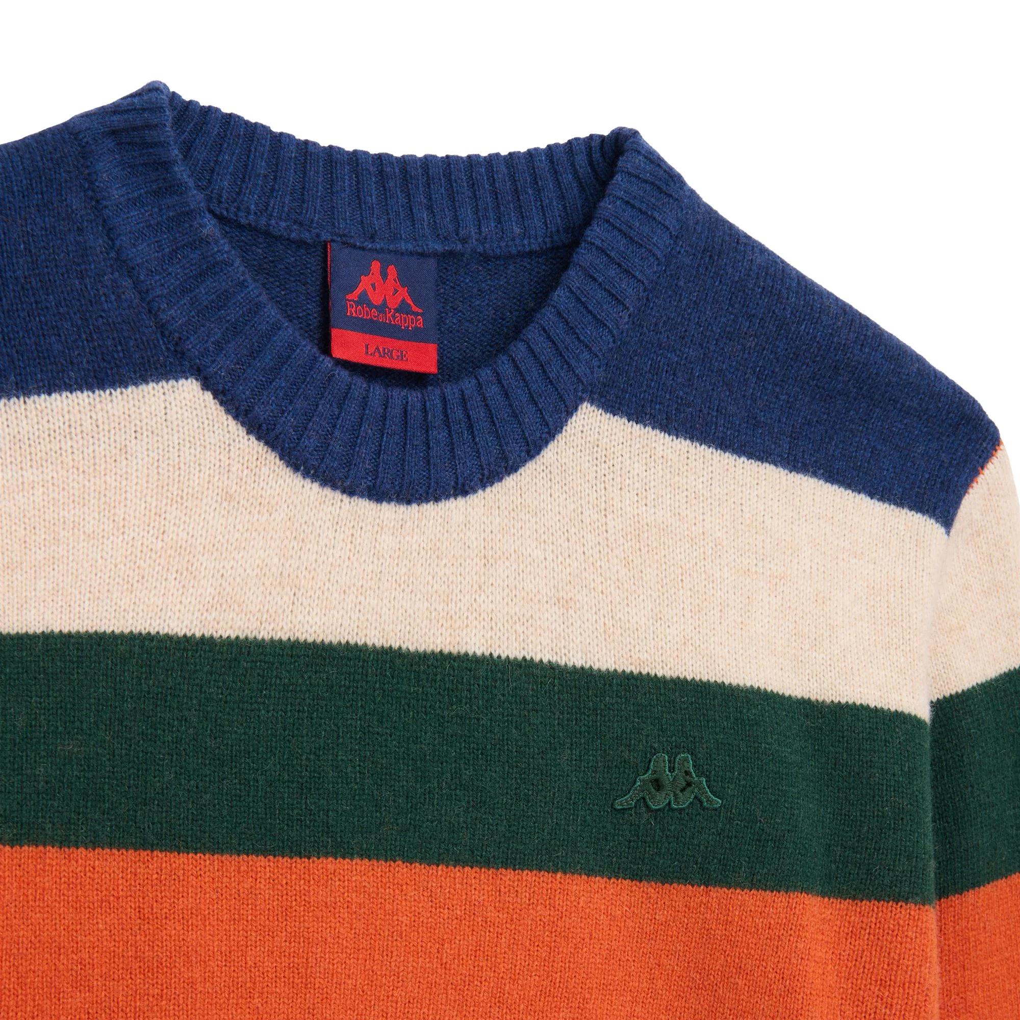 AGASSIE - KNITWEAR - Pull Over - Man - BLUE IRIS-BEIGE DK-ORANGE DK-GREEN JUNE-BEIGE CLAY - Image 4