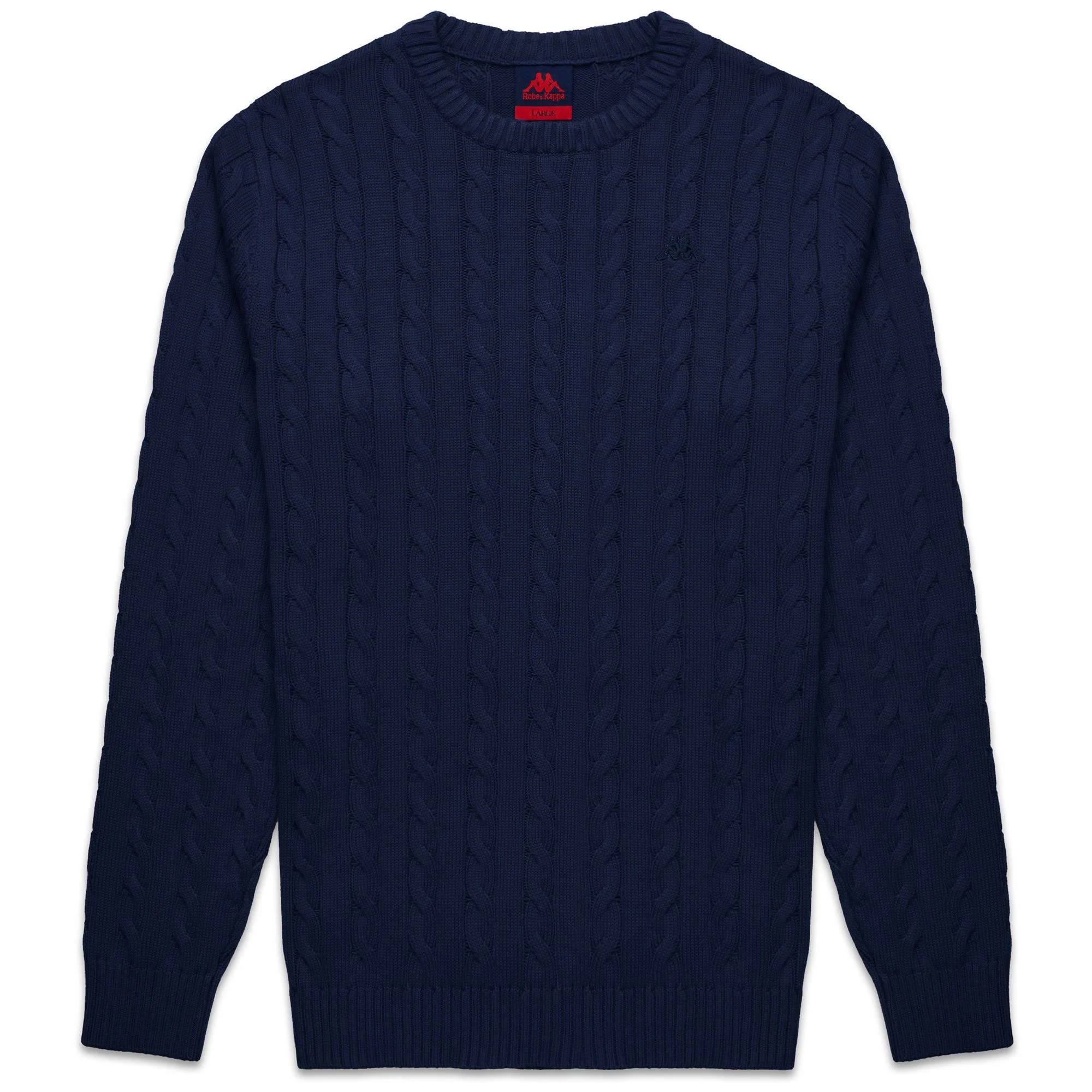 CABLES - KNITWEAR - Pull Over - Man - BLUE IRIS - Image 2