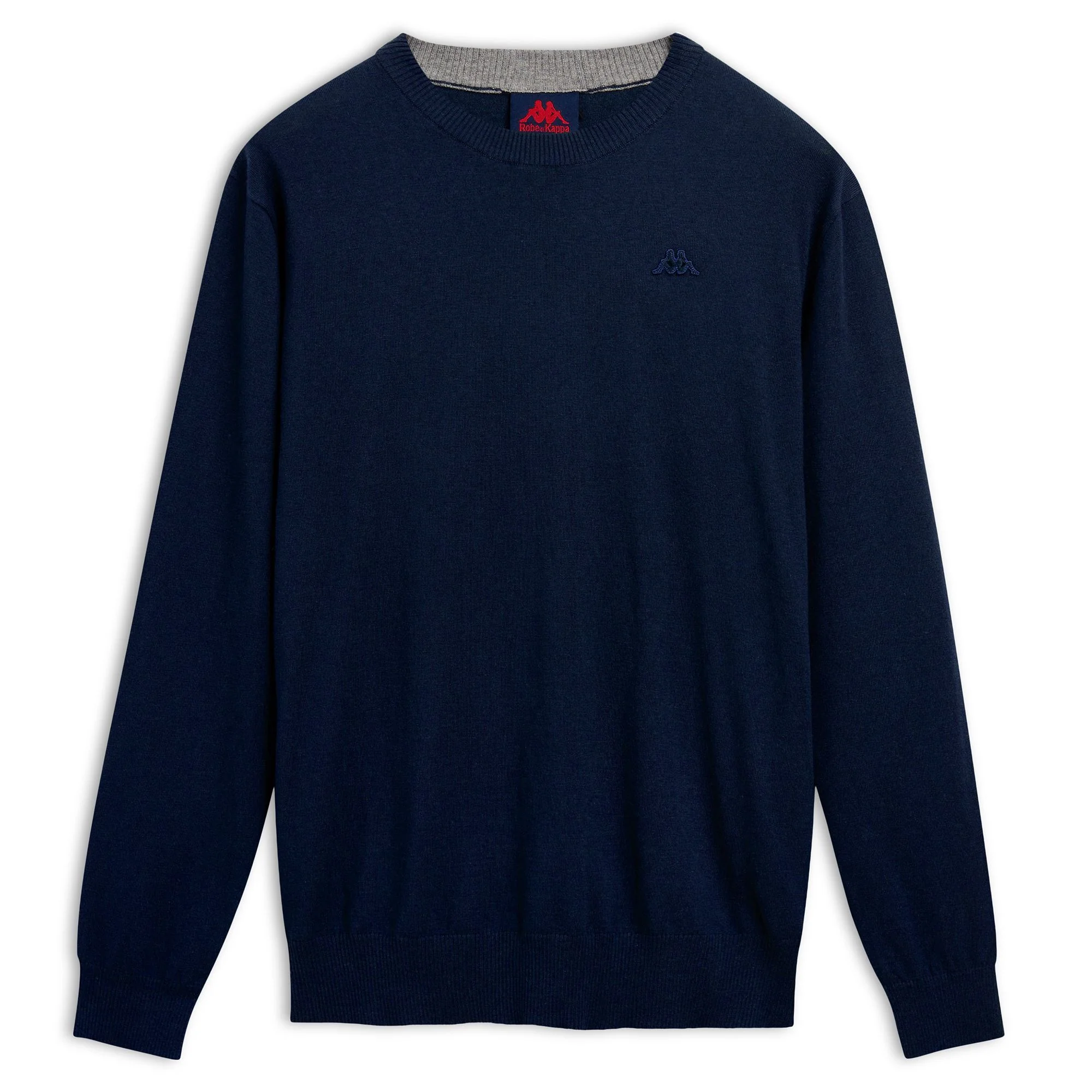 DAMIEN - KNITWEAR - Pull Over - Man - BLUE IRIS