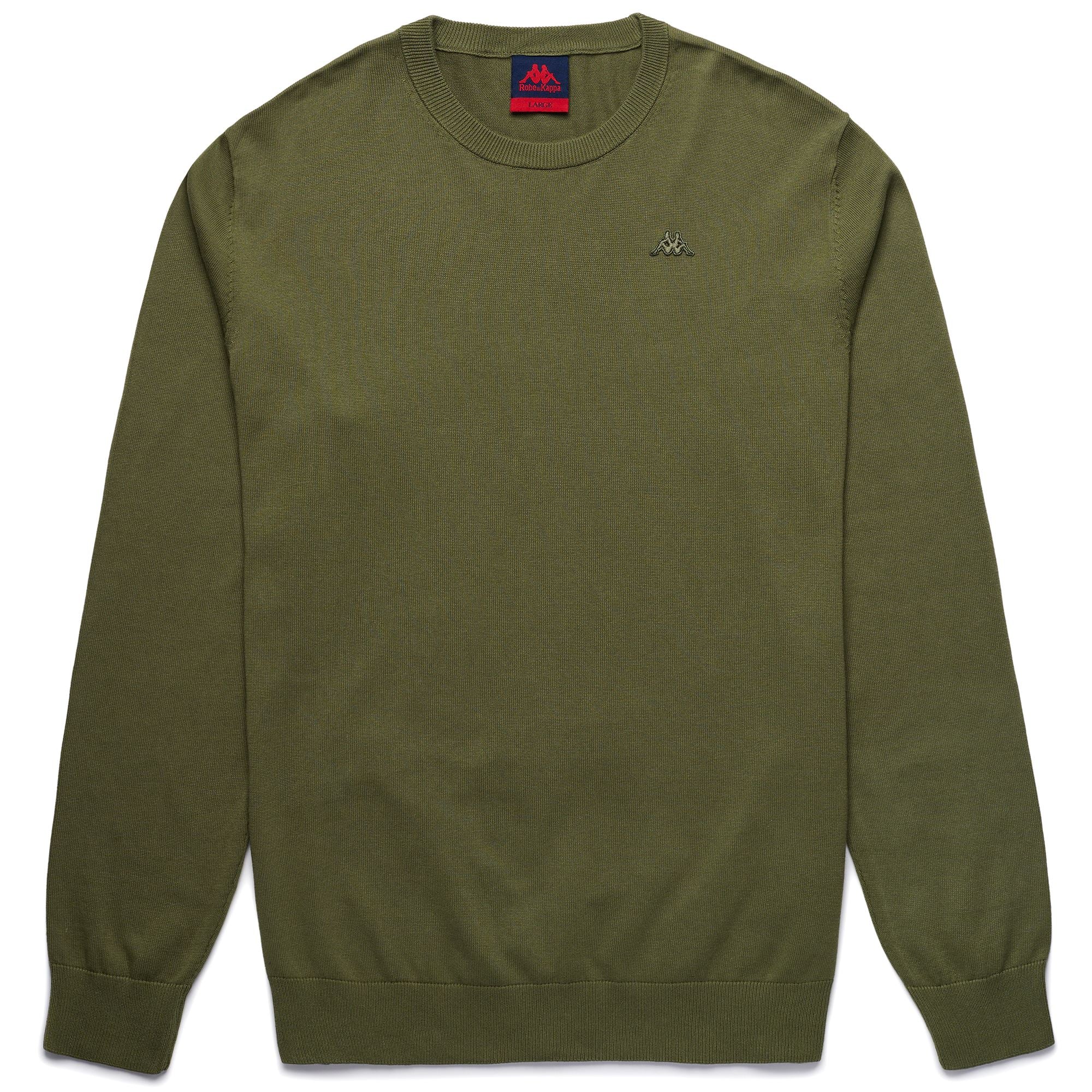 ELISIO - KNITWEAR - Jumper - Man - GREEN OLIVINE