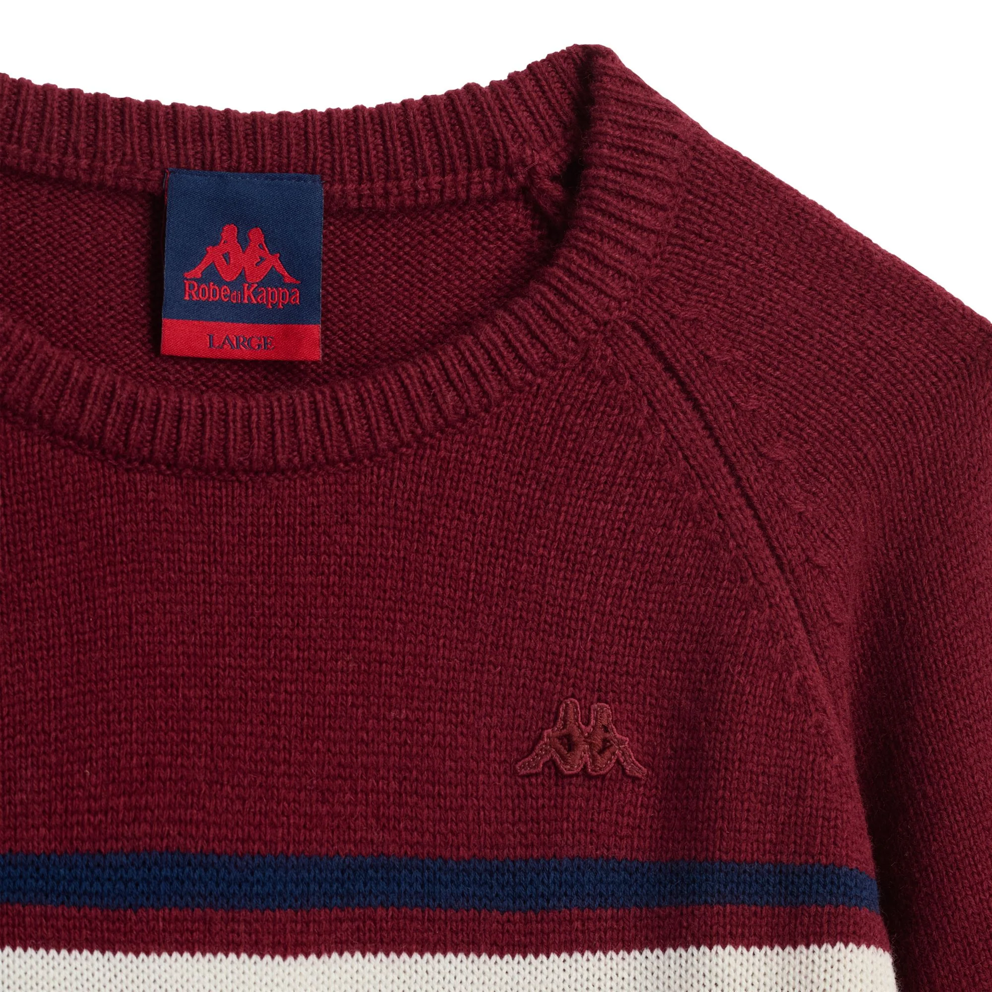 EROI KNIT BORMIO - KNITWEAR - Jumper - Man - RED POMEGRANATE-WHITE NATURAL-BLUE - Image 4