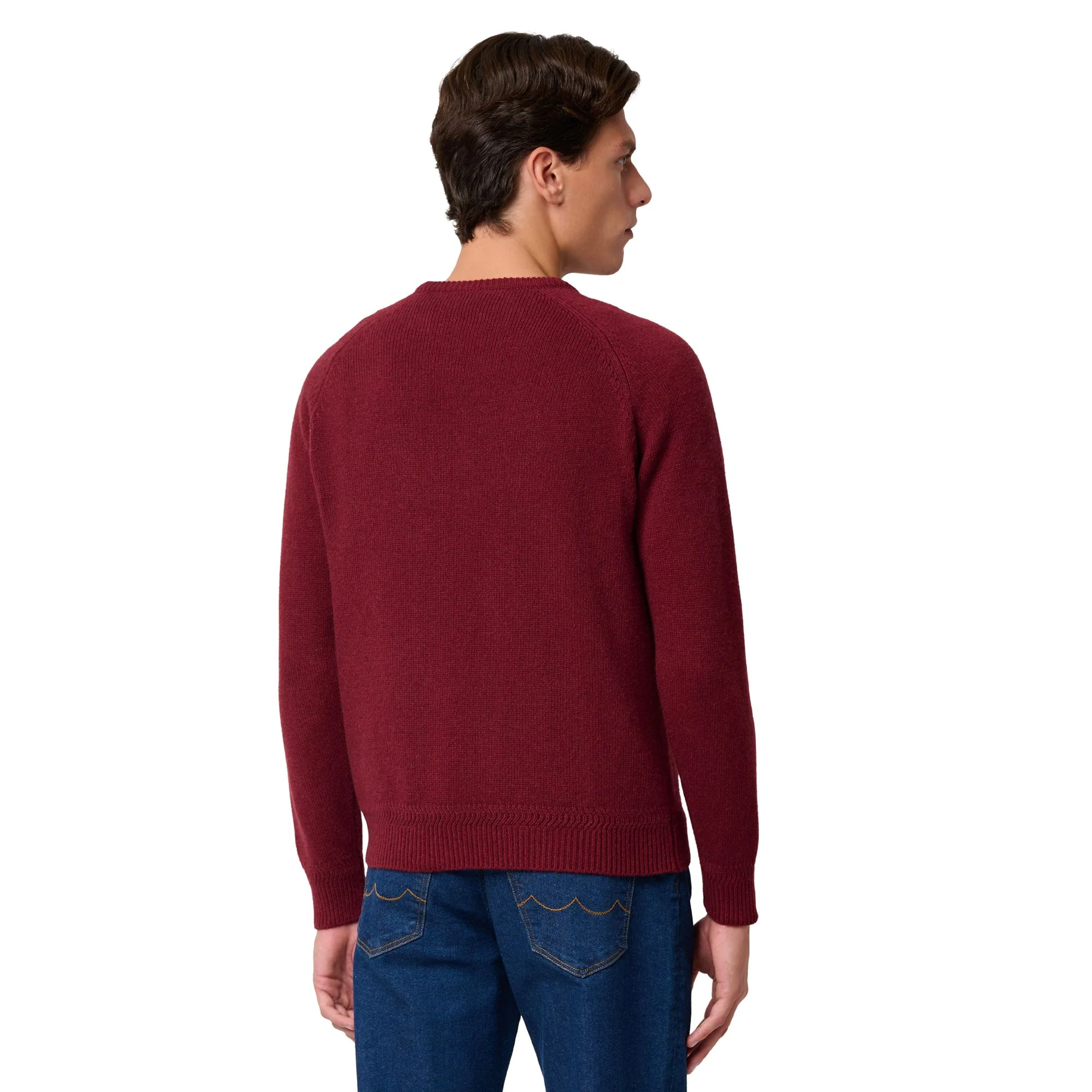 EROI KNIT BORMIO - KNITWEAR - Jumper - Man - RED POMEGRANATE-WHITE NATURAL-BLUE - Image 5