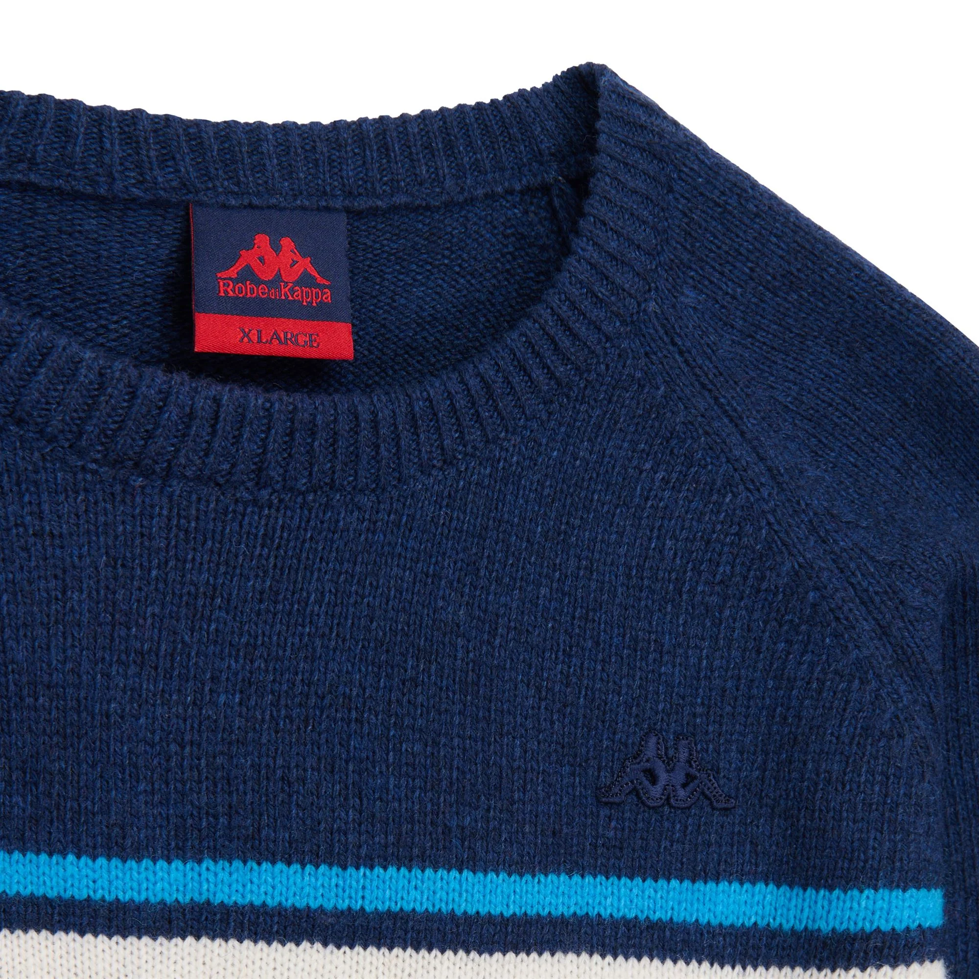 EROI  KNIT CORTINA - KNITWEAR - Jumper - Man - BLUE MARINE-AZURE BLUE-WHITE NATURAL-RED TRUE - Image 4