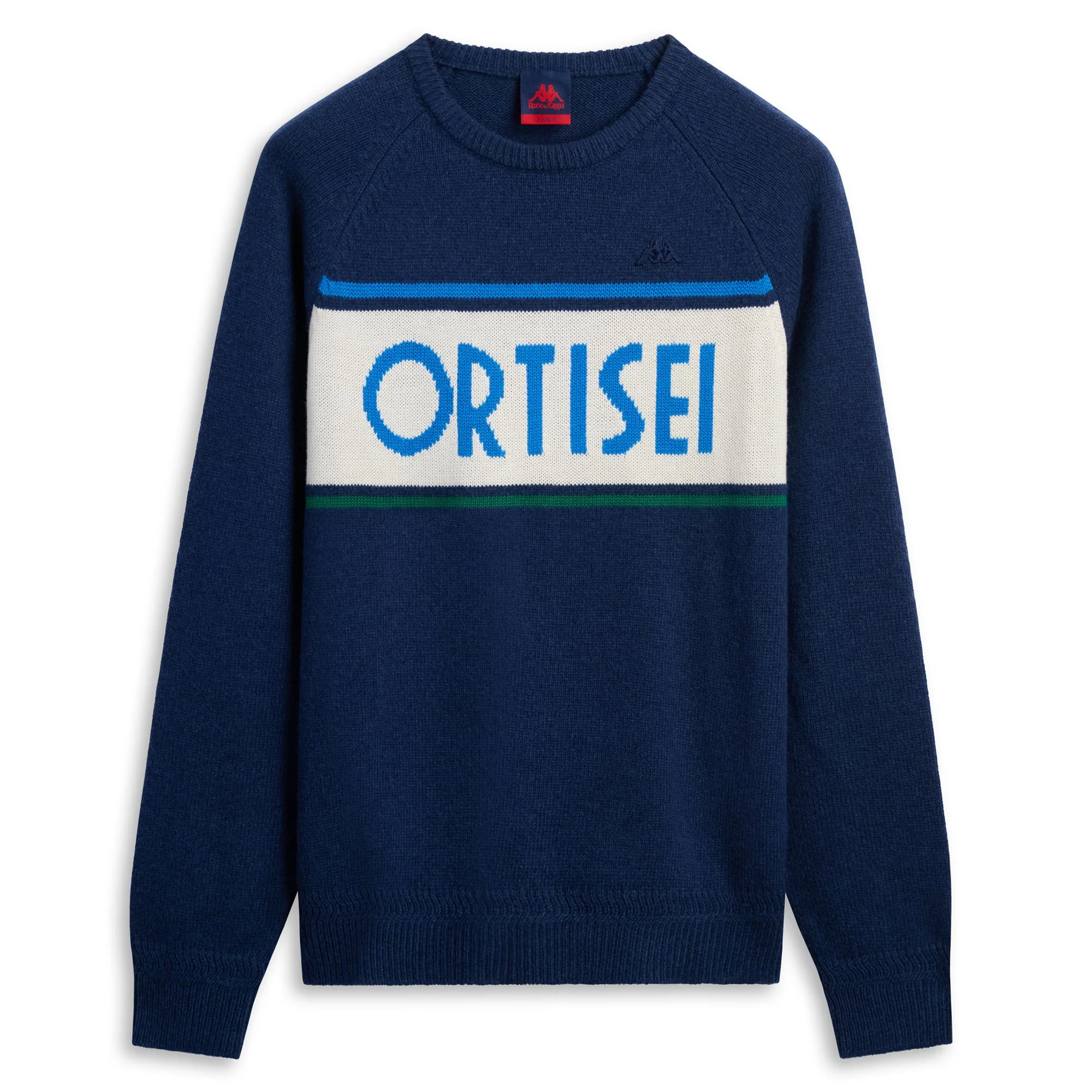 EROI KNIT ORTISEI - KNITWEAR - Jumper - Man - BLUE-WHITE NATURAL-AZURE-GREEN - Image 2