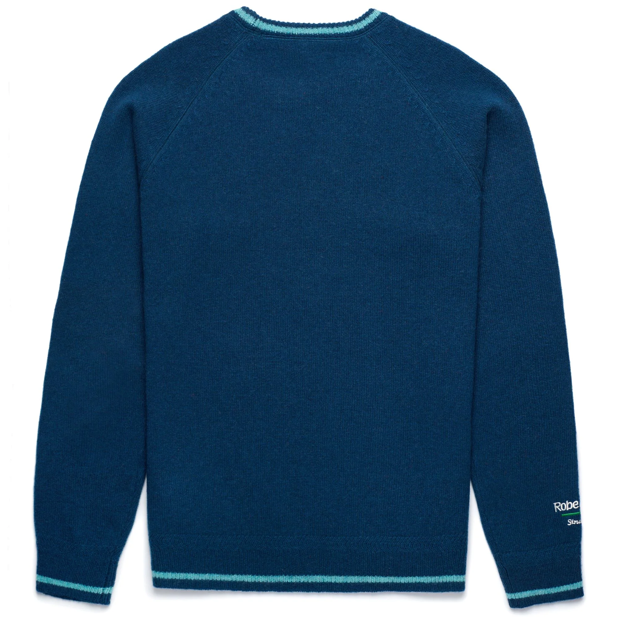 EROI KNIT VENEZIA - KNITWEAR - Jumper - Man - BLUE MAJOLICA-WHITE NATURAL-AZURE DIRTY - Image 2