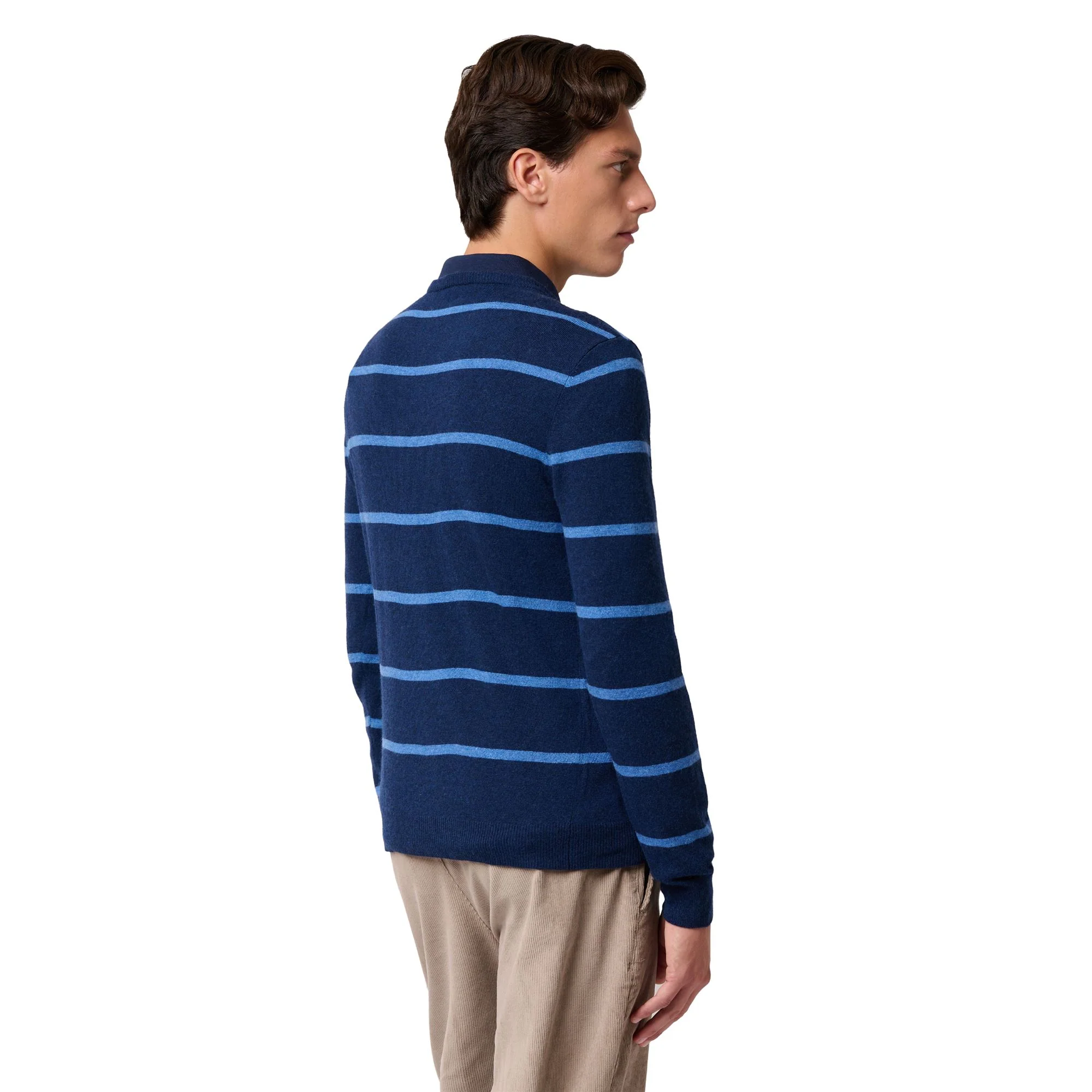 GROS - KNITWEAR - Pull  Over - Man - BLUE IRIS-BLUE ROYAL LT - Image 5