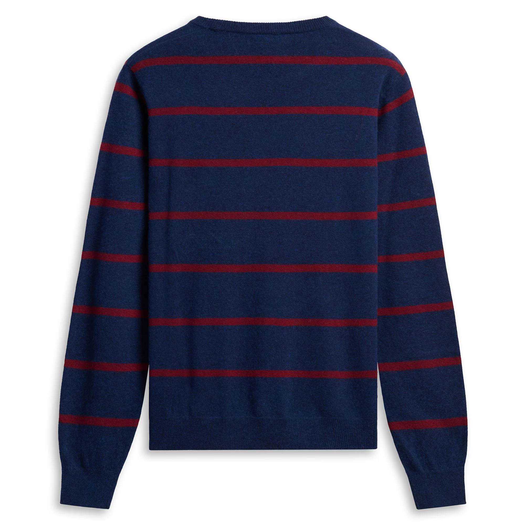 GROS - KNITWEAR - Pull Over - Man - BLUE IRIS-RED POMEGRANATE - Image 3