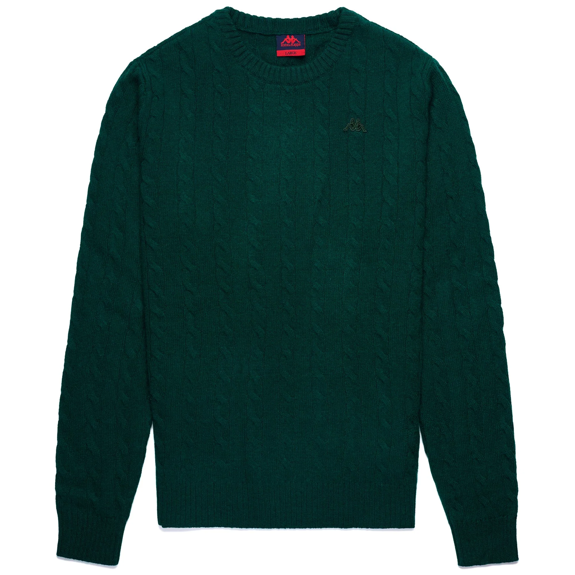 HERBIE - KNITWEAR - Pull Over - Man - GREEN DK RAIN