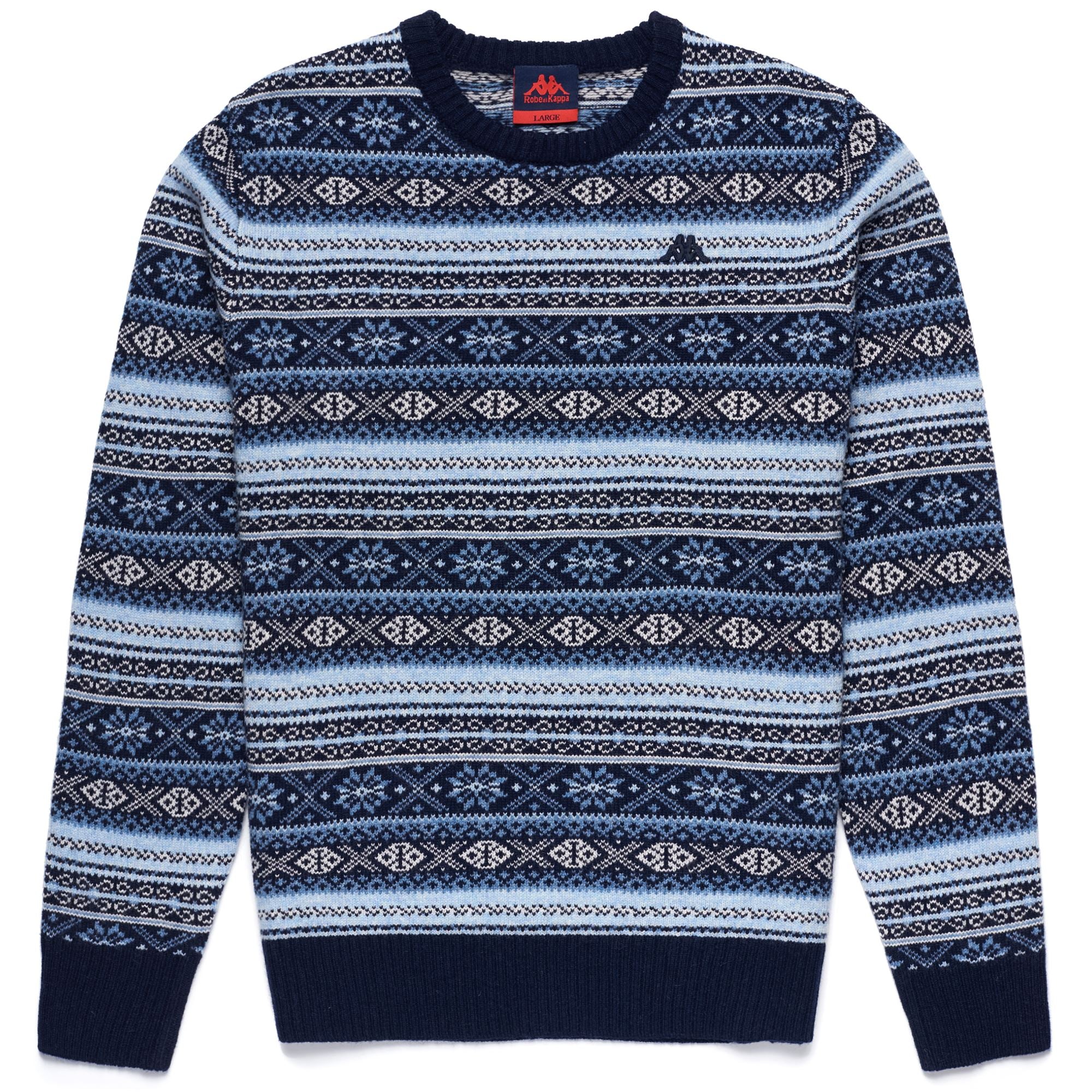 JARRKO - KNITWEAR - Pull Over - Man - BLUE BEACH-BLUE STONEWASH-BLUE NIGHT SKY-BEIGE MOONBEAM