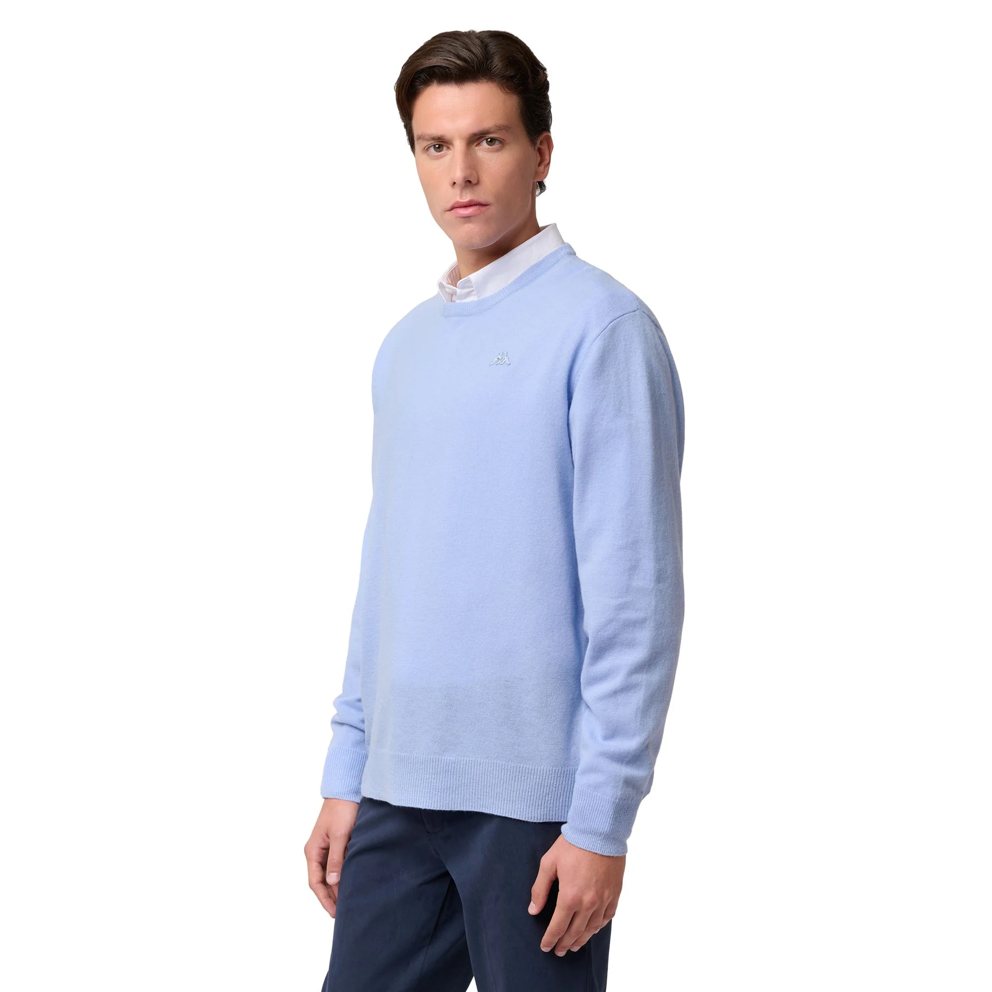 LAMB BIMBEREKE - KNITWEAR - Pull Over - Man - AZURE DAYLIGHT