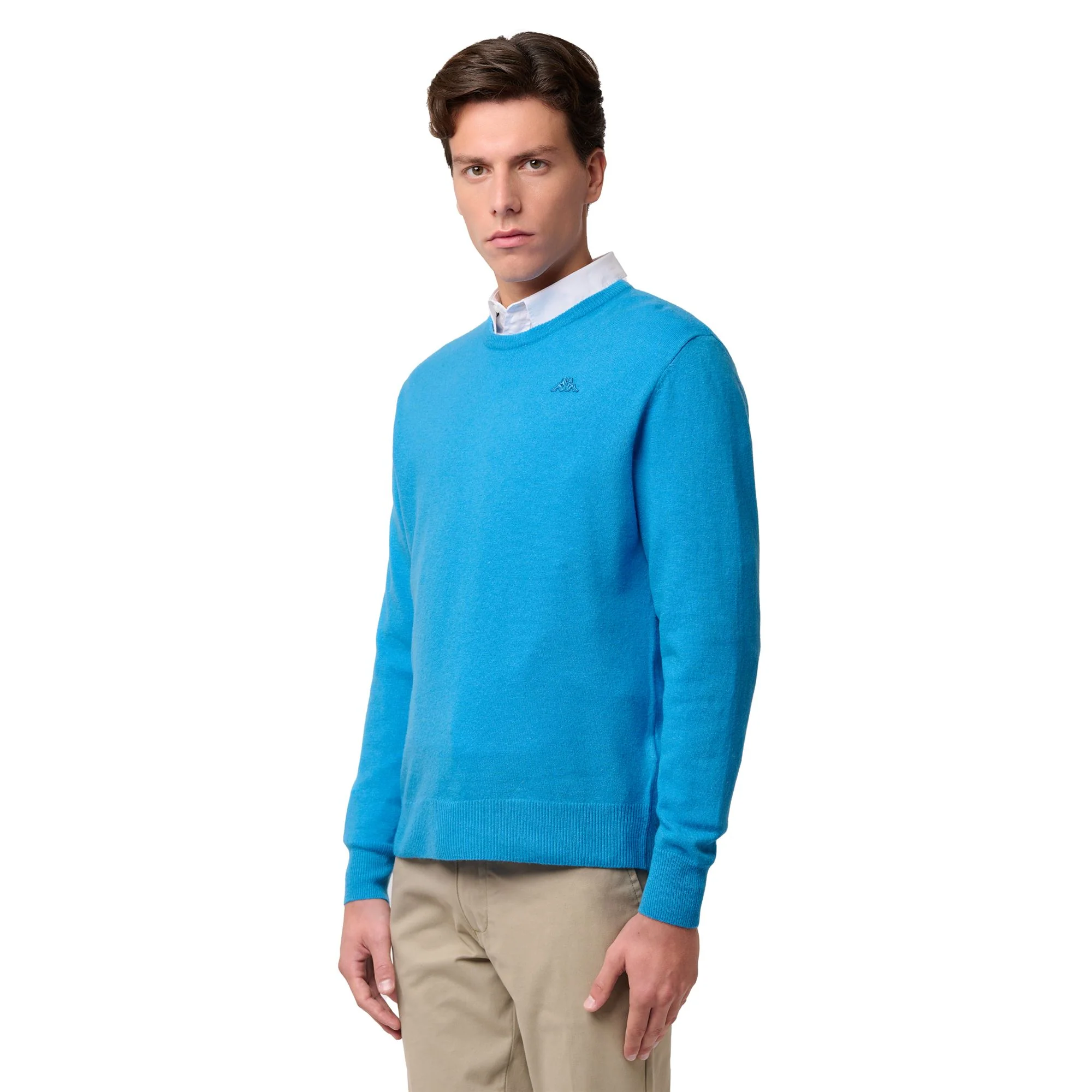 LAMB BIMBEREKE - KNITWEAR - Pull Over - Man - BLUE SEA
