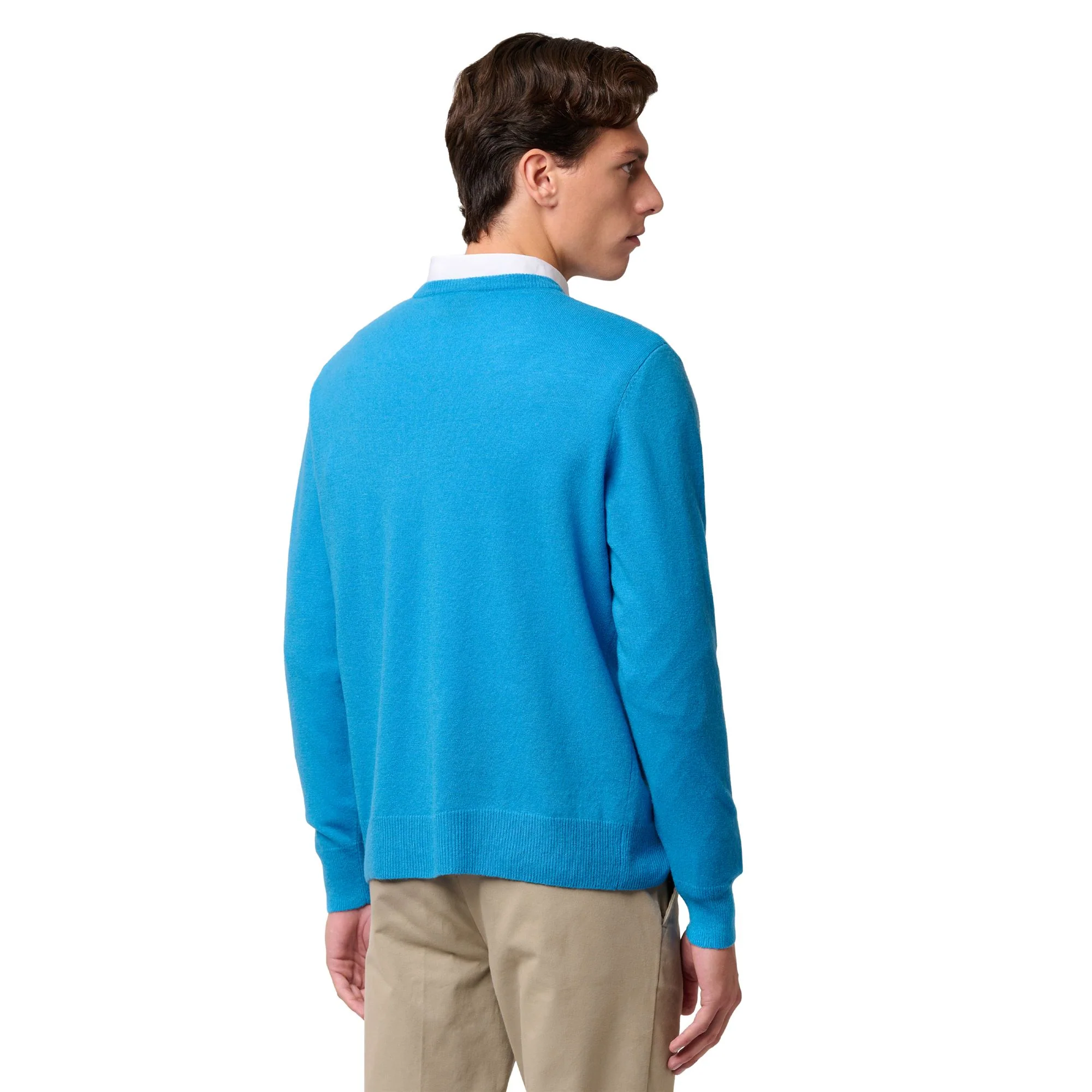 LAMB BIMBEREKE - KNITWEAR - Pull Over - Man - BLUE SEA - Image 5