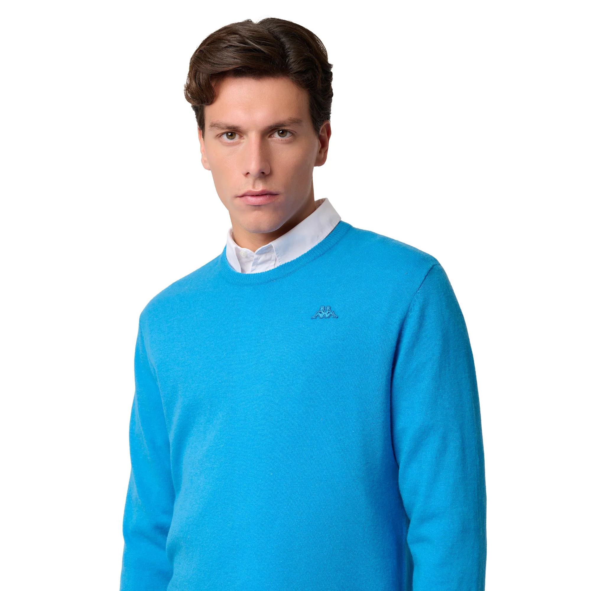 LAMB BIMBEREKE - KNITWEAR - Pull Over - Man - BLUE SEA - Image 6