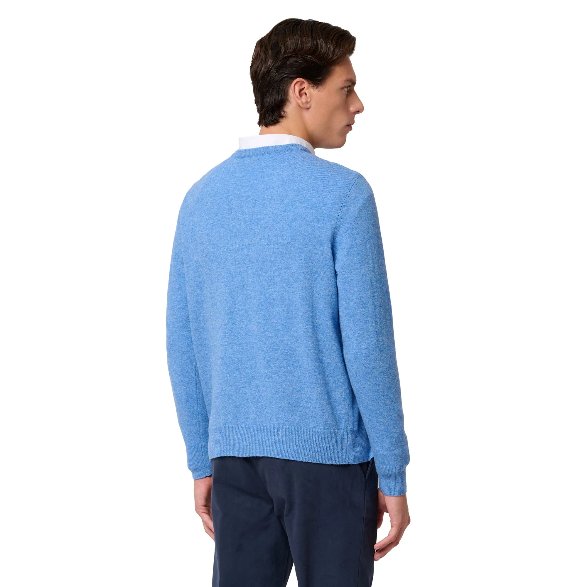 LAMB BIMBEREKE - KNITWEAR - Pull Over - Man - BLUE SMOKED - Image 5