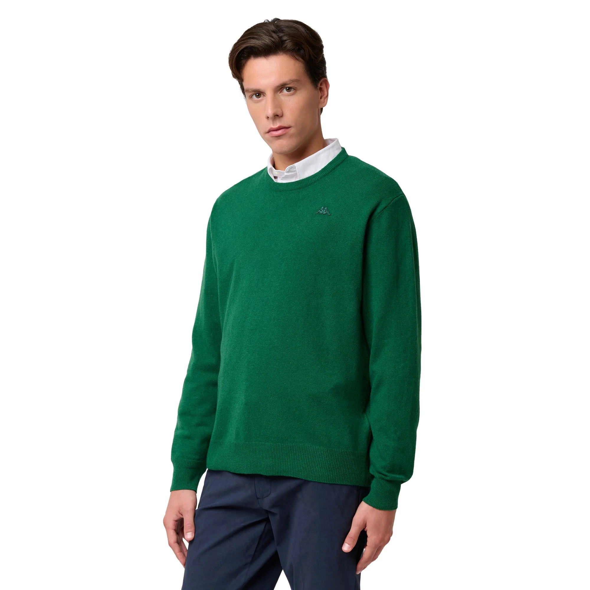 LAMB BIMBEREKE - KNITWEAR - Pull Over - Man - GREEN JACKET
