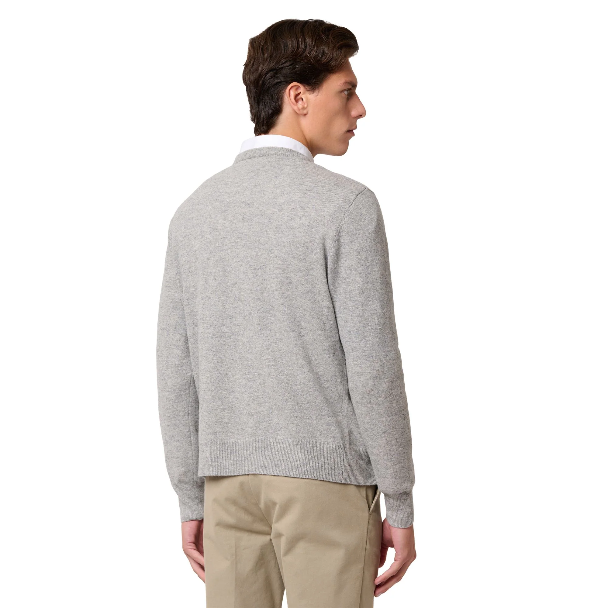 LAMB BIMBEREKE - KNITWEAR - Pull Over - Man - GREY FROST - Image 5