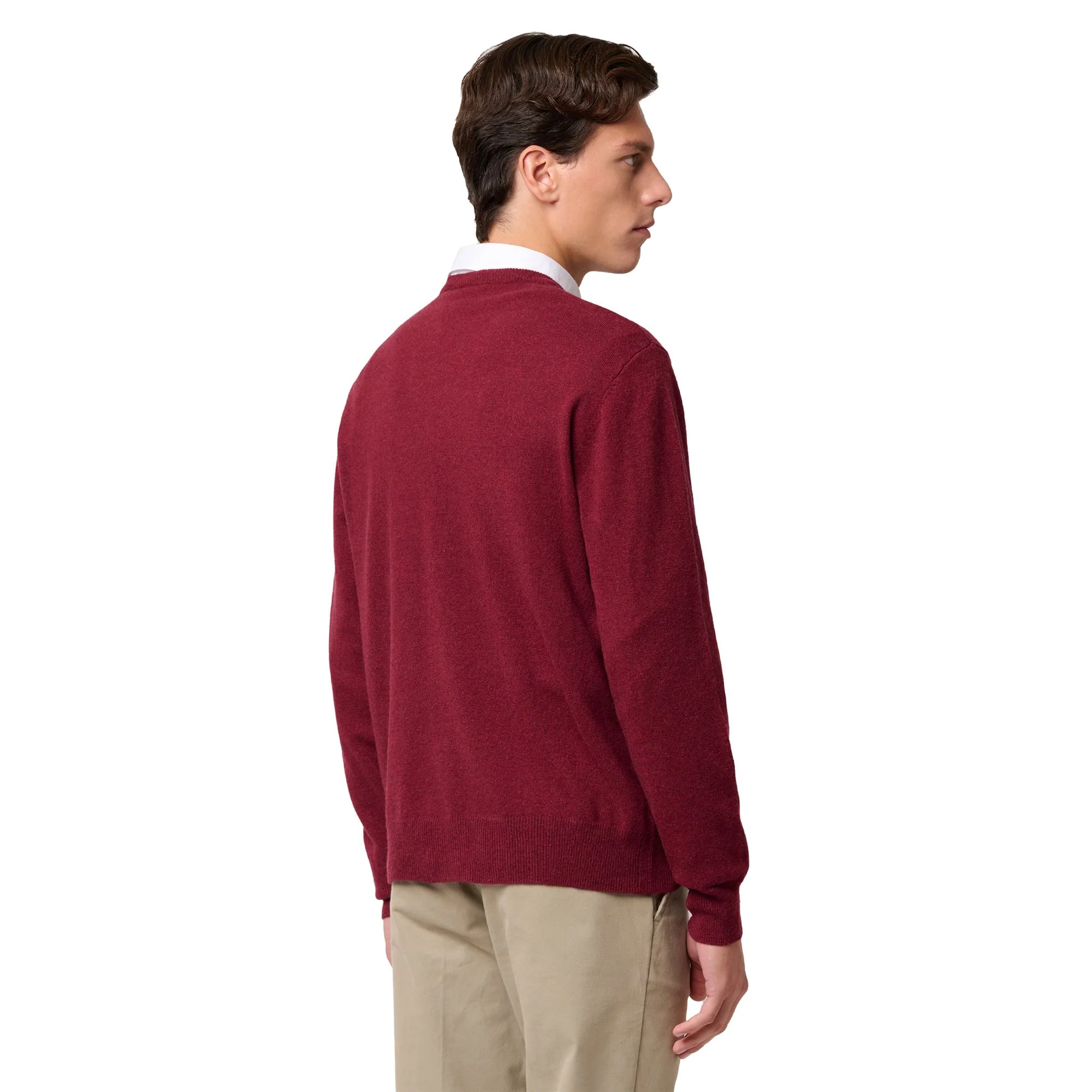 LAMB BIMBEREKE - KNITWEAR - Pull Over - Man - RED POMEGRANATE - Image 5