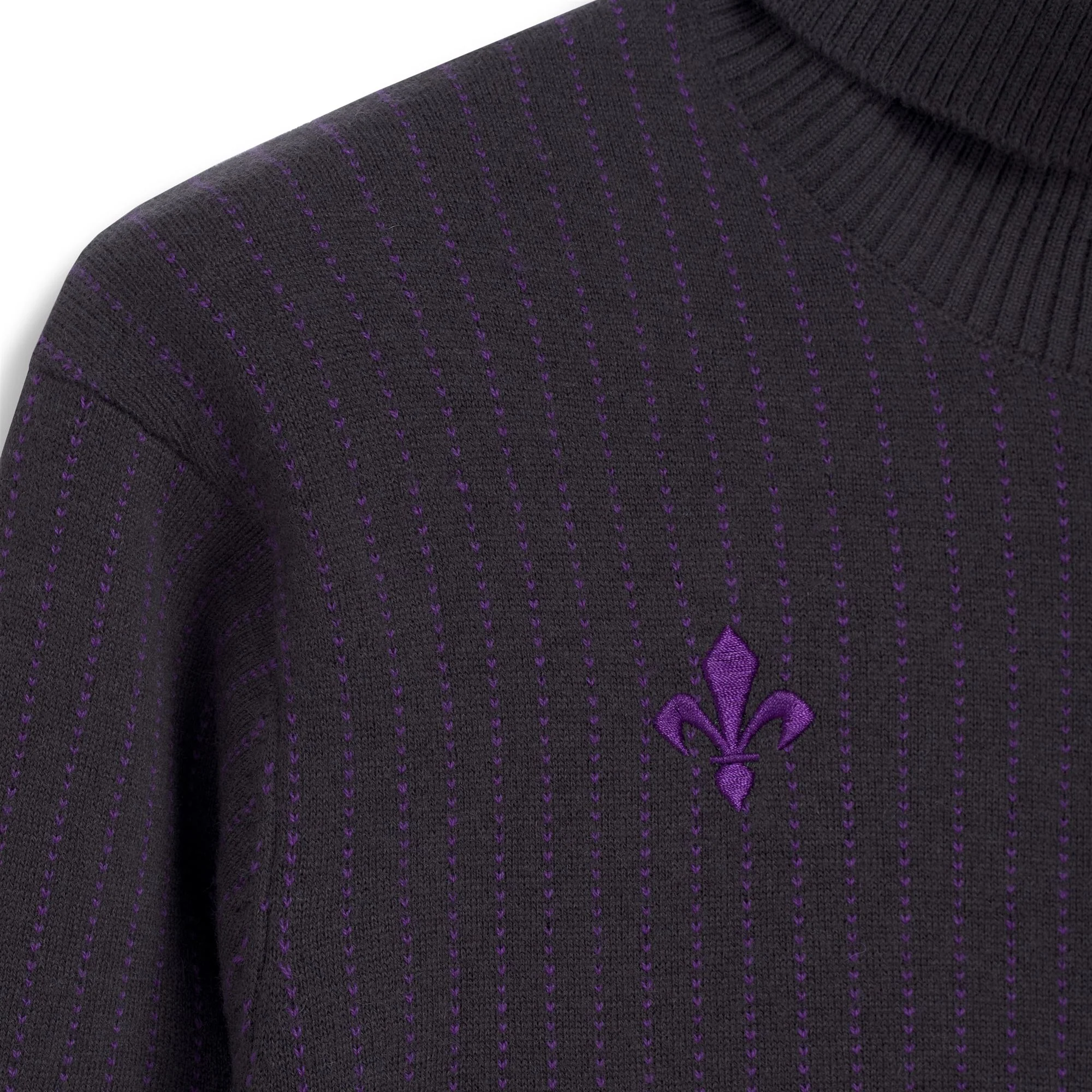 NAUSER FIORENTINA - KNITWEAR - Pull  Over - Man - BLACK GREYISH-VIOLET INDIGO - Image 3