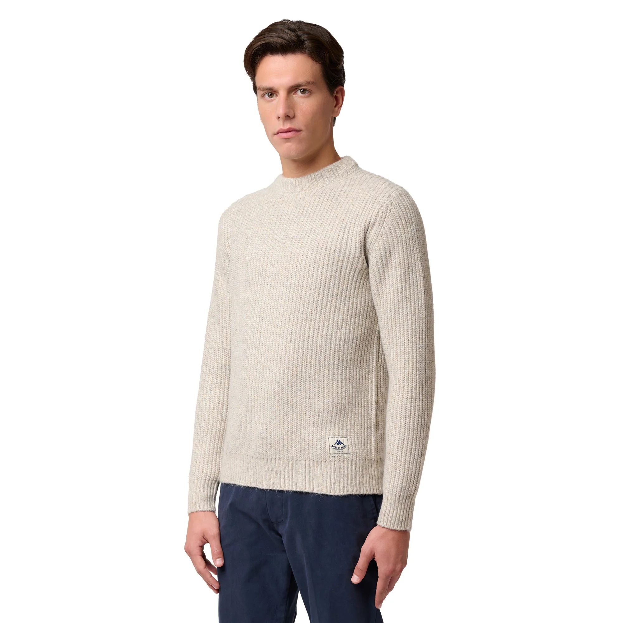 SANTERI - KNITWEAR - Jumper - Man - BEIGE CLAY