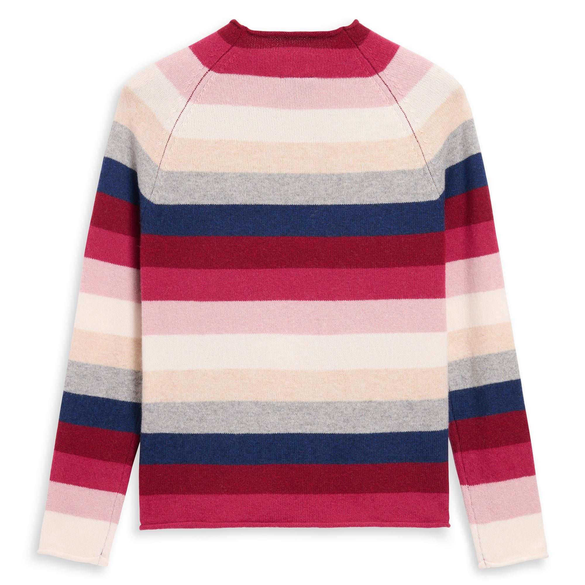 HILARY - KNITWEAR - Pull Over - Woman - RED POMEGRANATE-RED DK-PINK ZEPHYR-WHITE NATURAL-BEIGE CLAY-GREY FROST-BLUE IRIS - Image 2