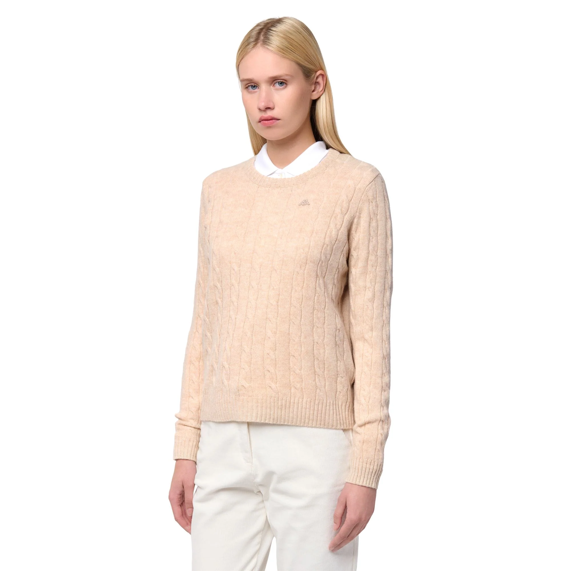 JOLIE - KNITWEAR - Pull Over - Woman - BEIGE CLAY