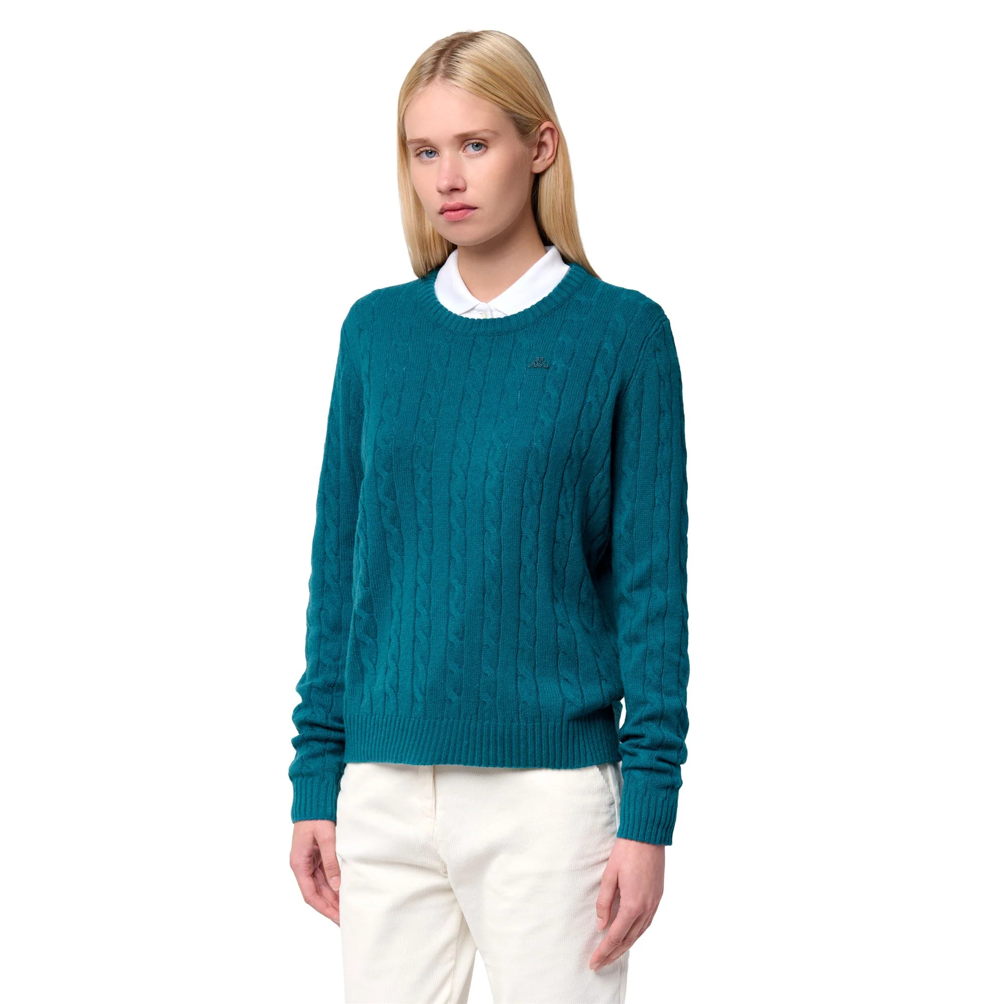 JOLIE - KNITWEAR - Pull Over - Woman - BLUE LAGOON