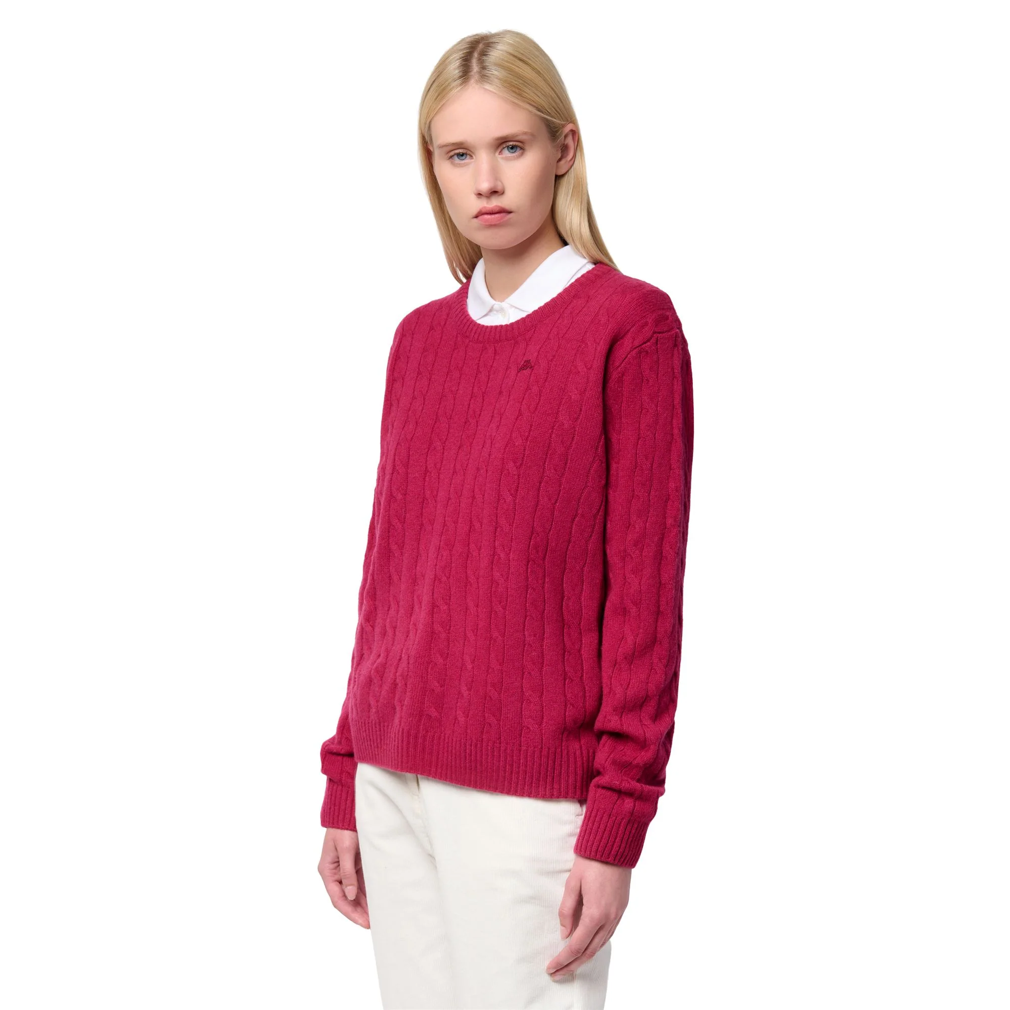 JOLIE - KNITWEAR - Pull Over - Woman - RED DK