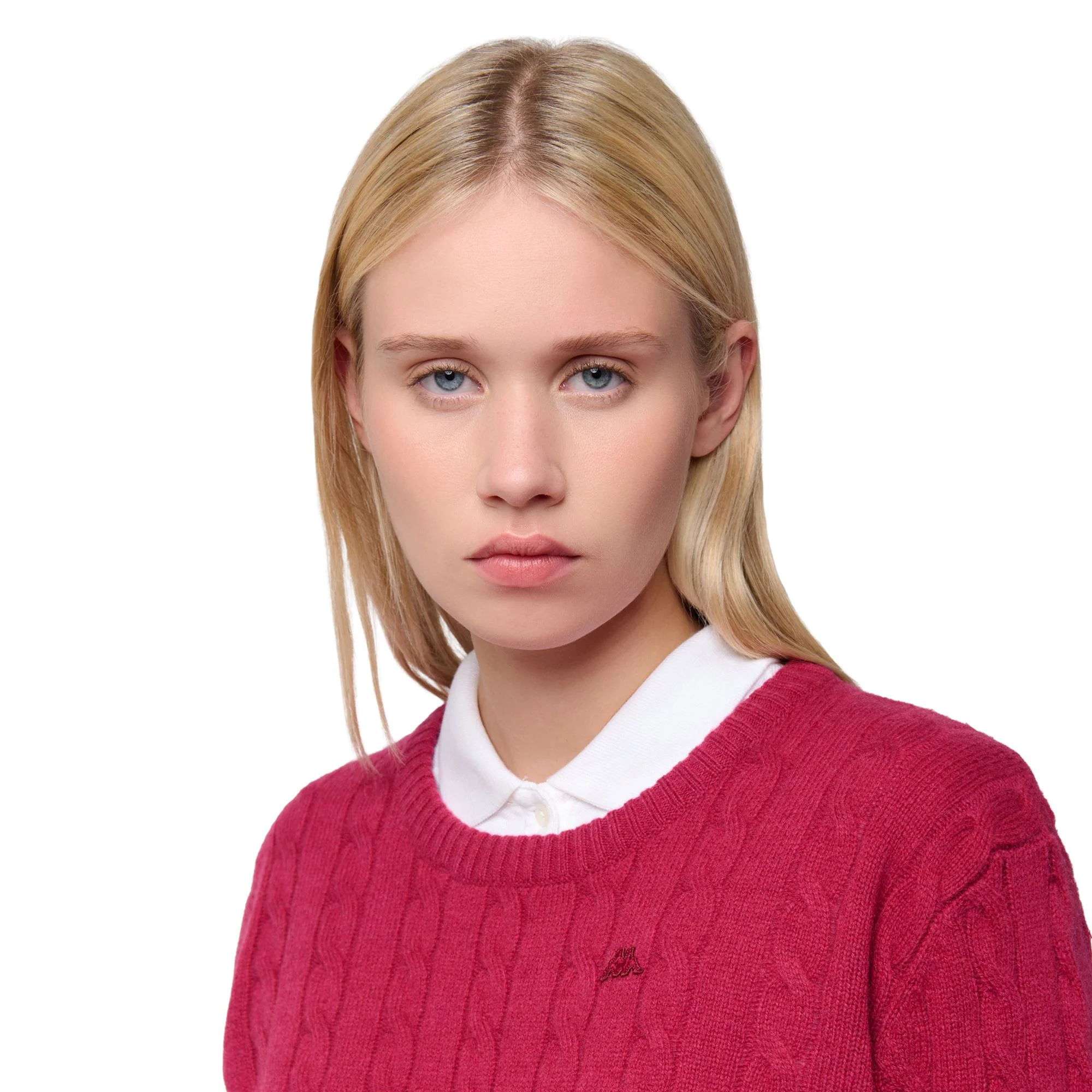 JOLIE - KNITWEAR - Pull Over - Woman - RED DK - Image 6