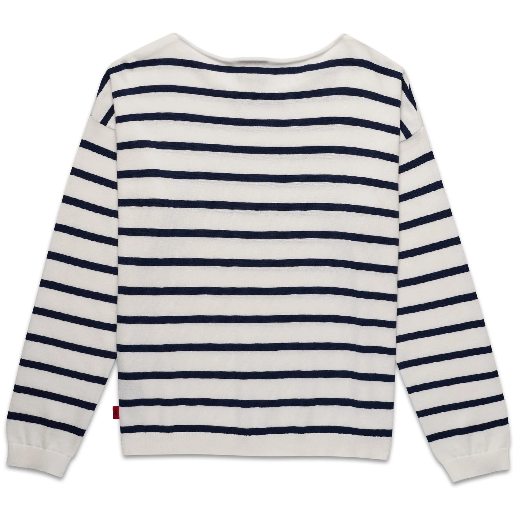 MALLORY - KNITWEAR - Pull  Over - Woman - WHITE NATURAL-BLUE IRIS - Image 2