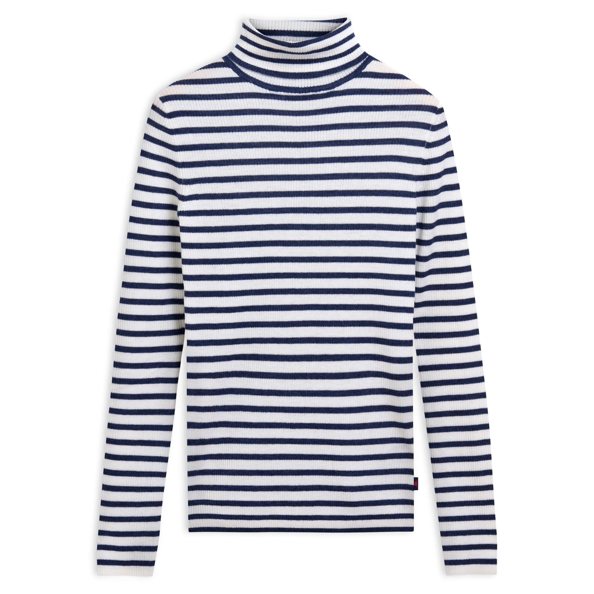 SOFI - KNITWEAR - Pull Over - Woman - WHITE NATURAL-BLUE IRIS
