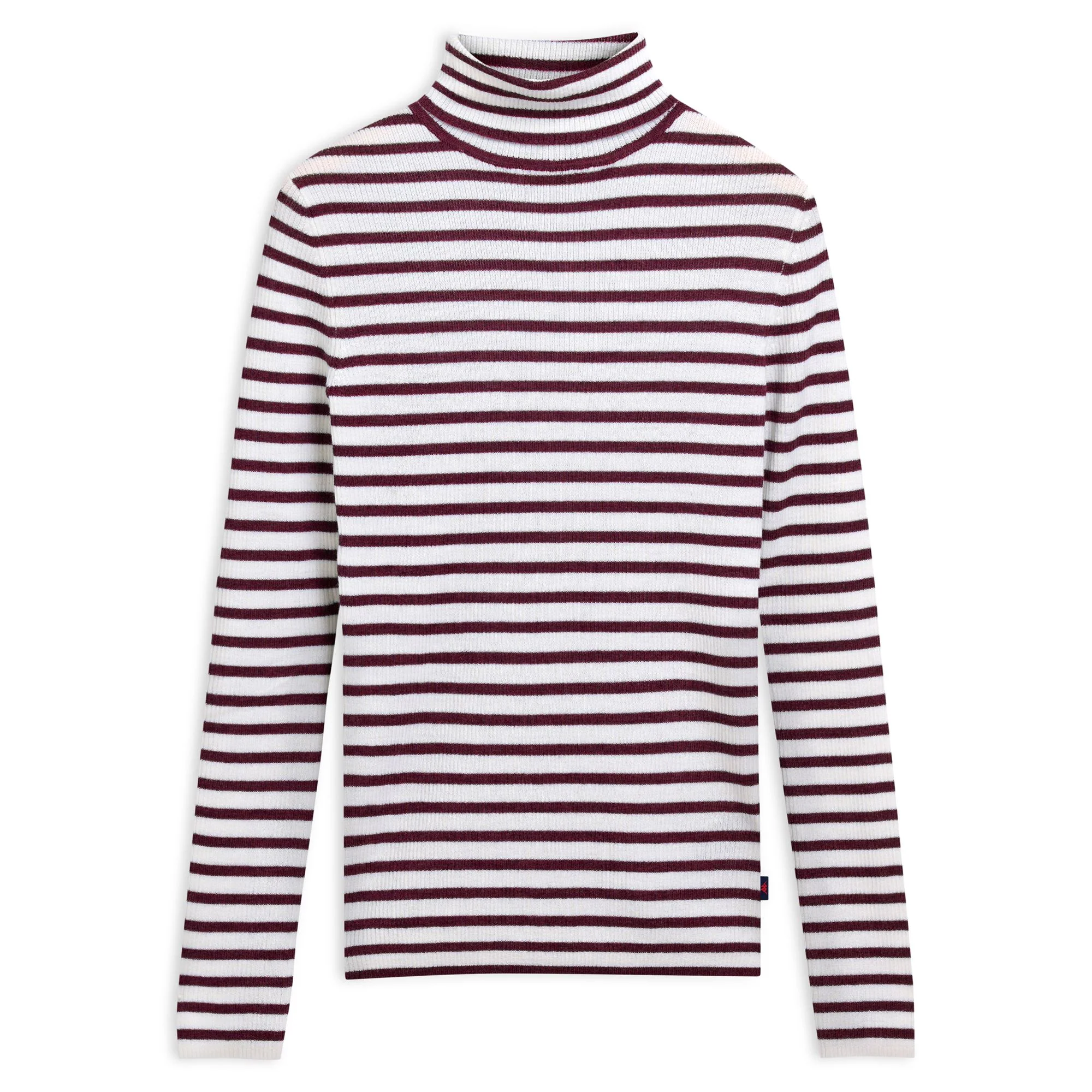 SOFI - KNITWEAR - Pull Over - Woman - WHITE NATURAL-RED POMEGRANATE