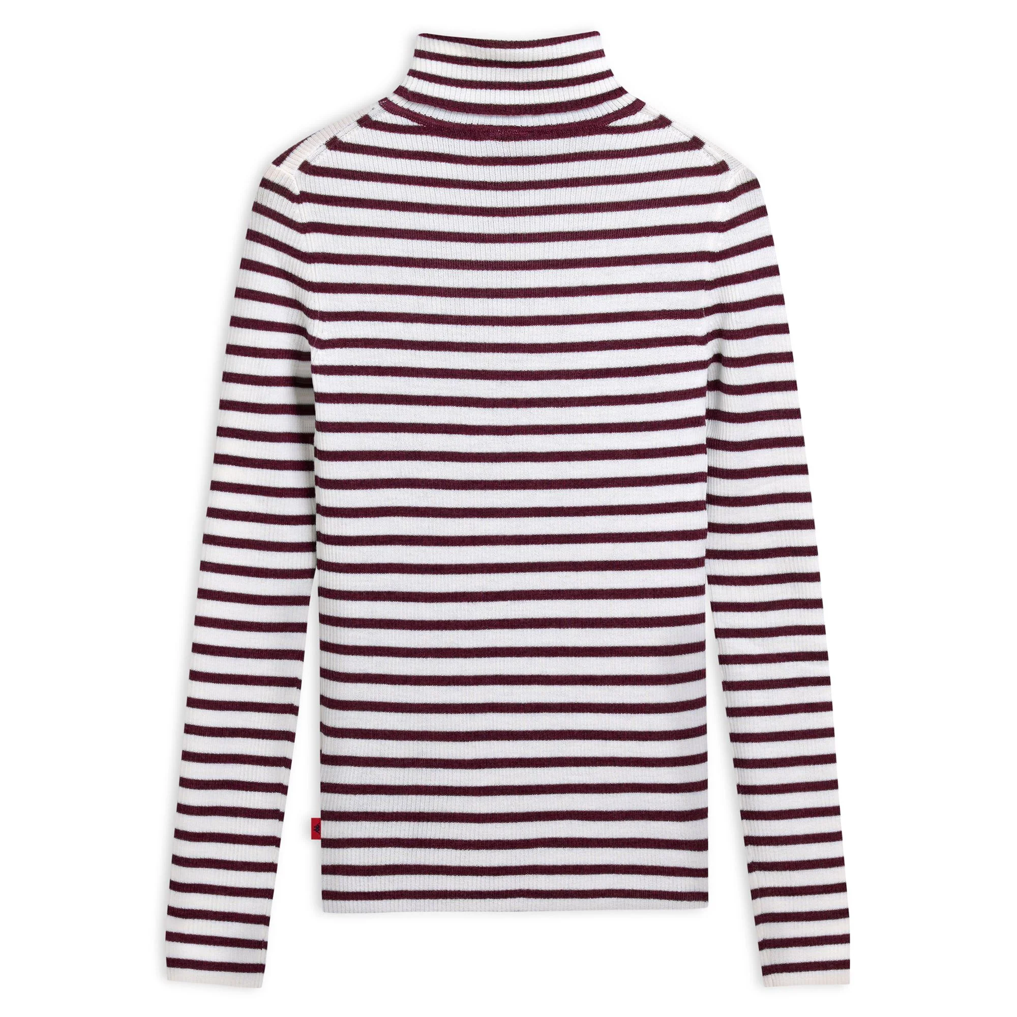 SOFI - KNITWEAR - Pull Over - Woman - WHITE NATURAL-RED POMEGRANATE - Image 2