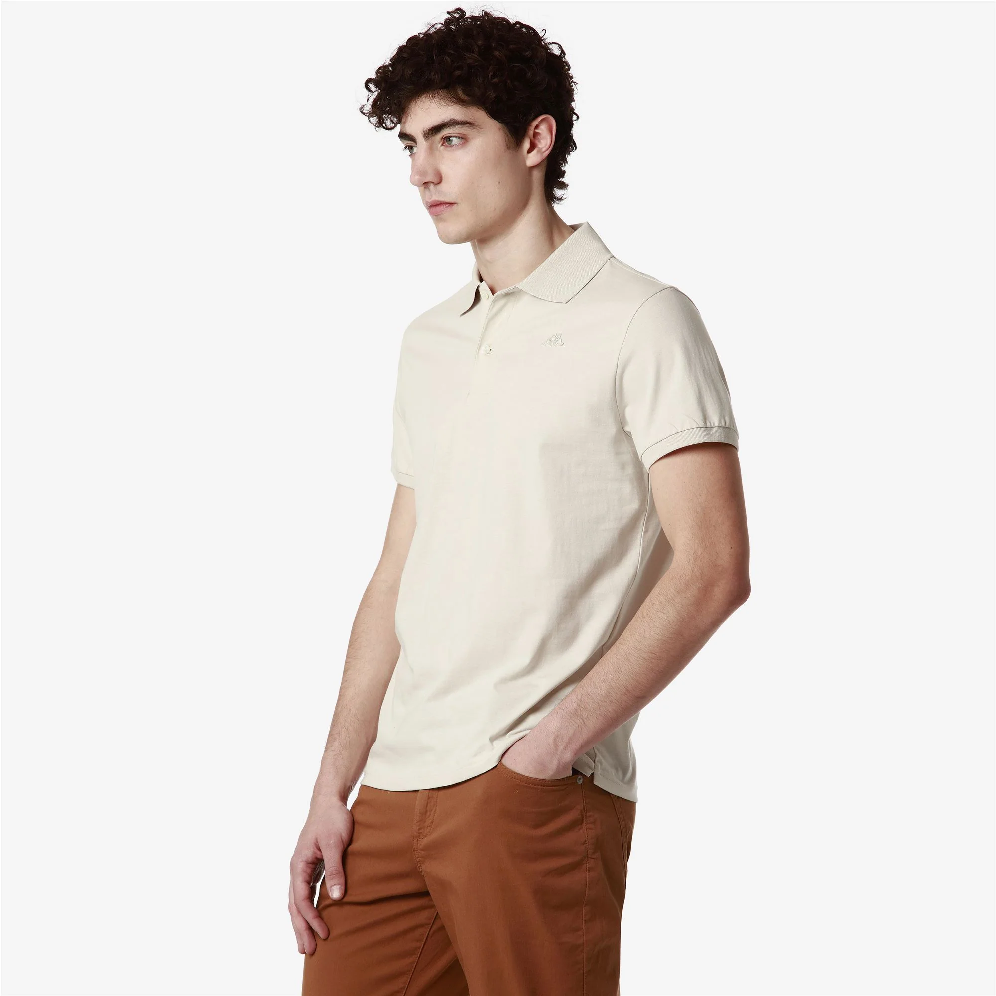 AARAU - La polo Robe di Kappa - Polo - Man - BEIGE  MOONBEAM - Image 4