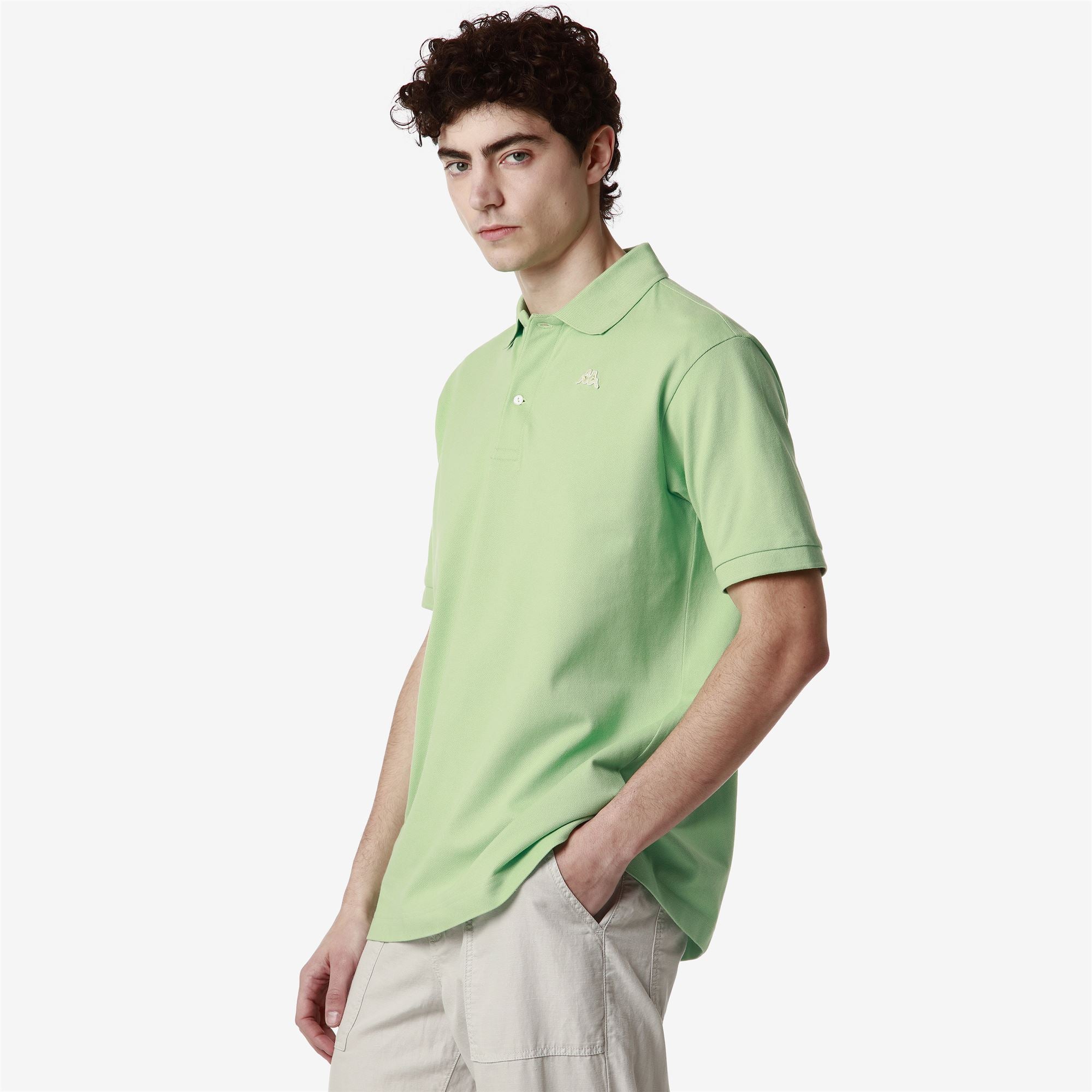 AARAU - La polo Robe di Kappa - Polo - Man - GREEN SPRUCESTONE - Image 5