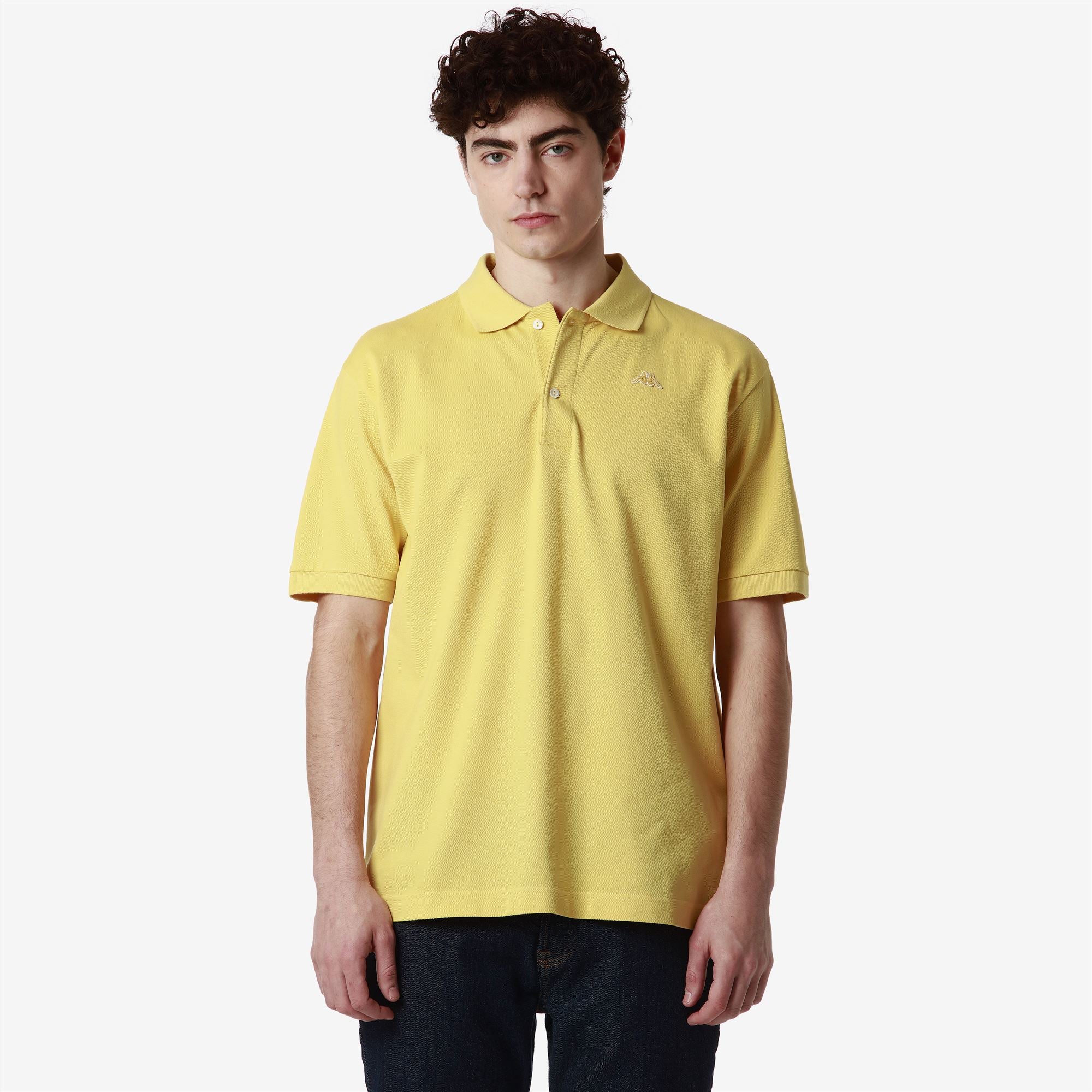 AARAU - La polo Robe di Kappa - Polo - Man - YELLOW LT - Image 3