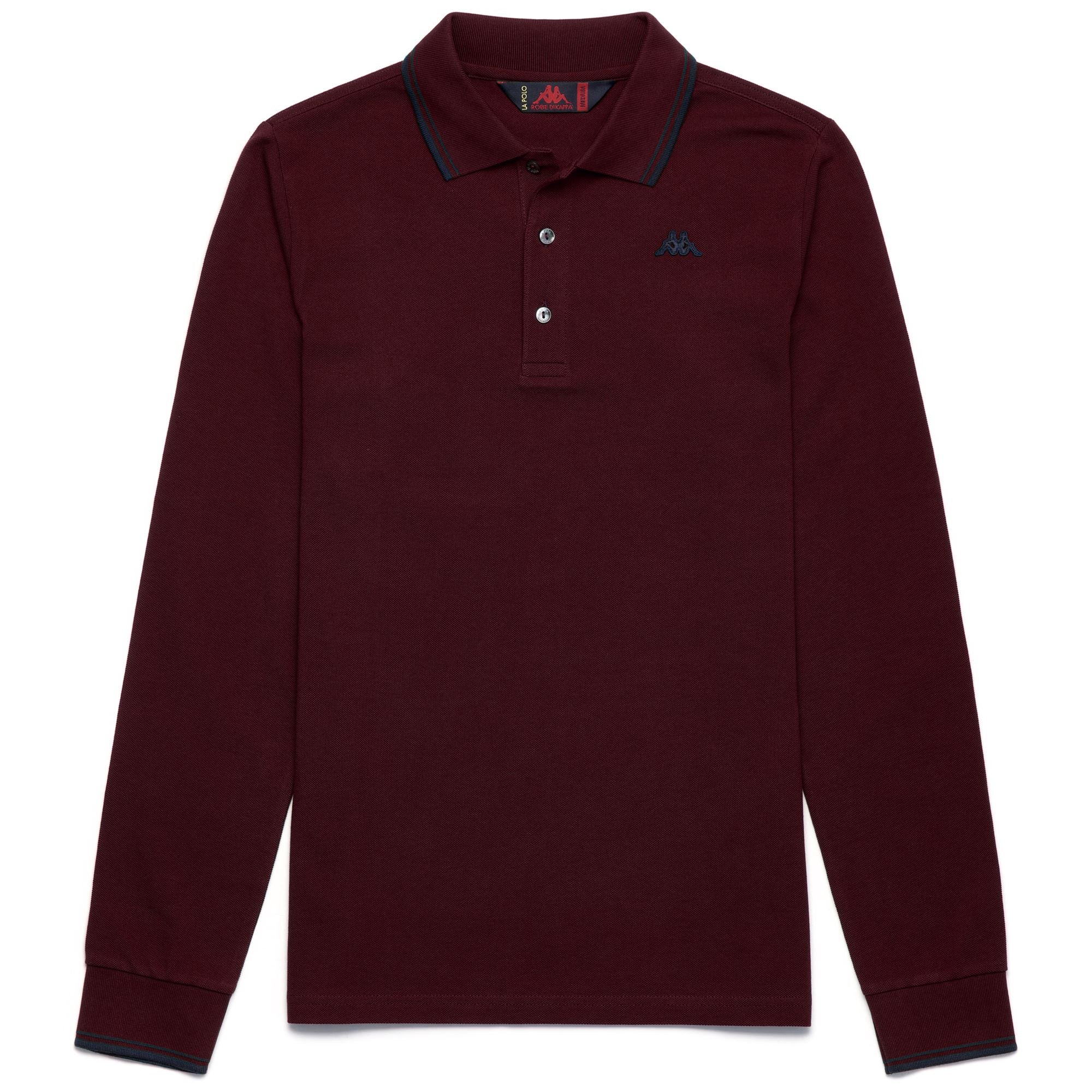 GORD - La polo Robe di Kappa - Polo - Man - RED DAHLIA-BLUE NAVY