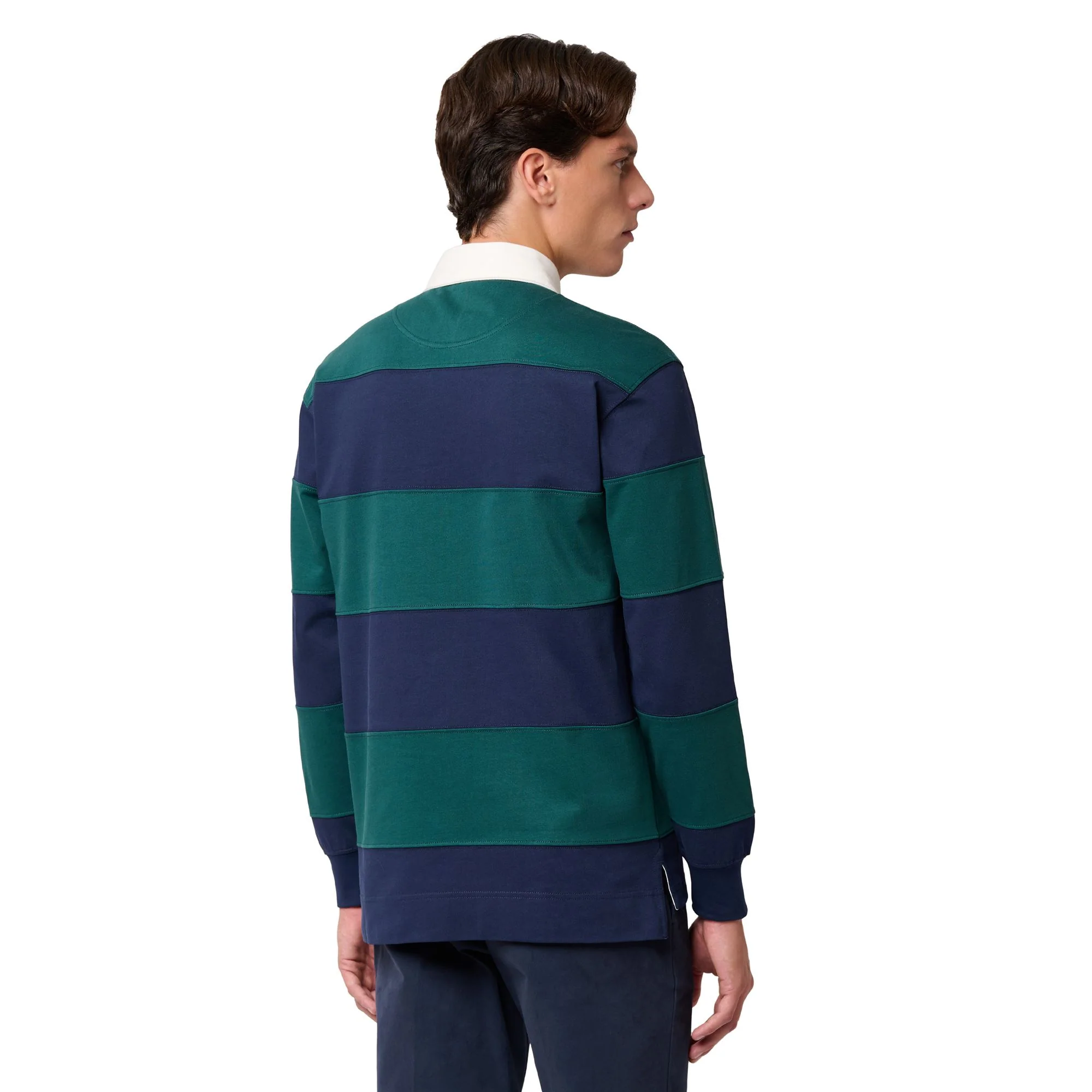 NEW CASPER - La polo Robe di Kappa - Polo - Man - BLUE IRIS-GREEN JUNE - Image 5