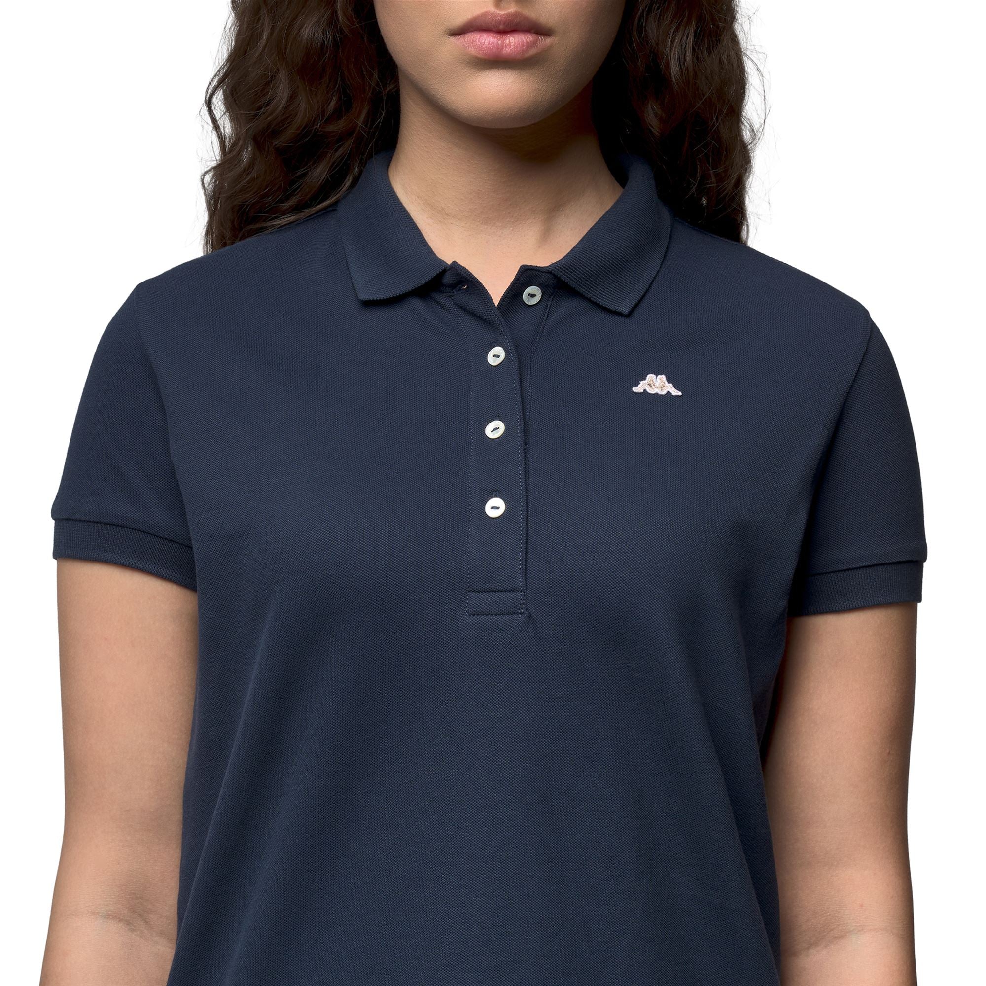 ALIETA - La polo Robe di Kappa - Polo - Woman - BLUE NAVY-METAL ROSE GOLD - Image 2