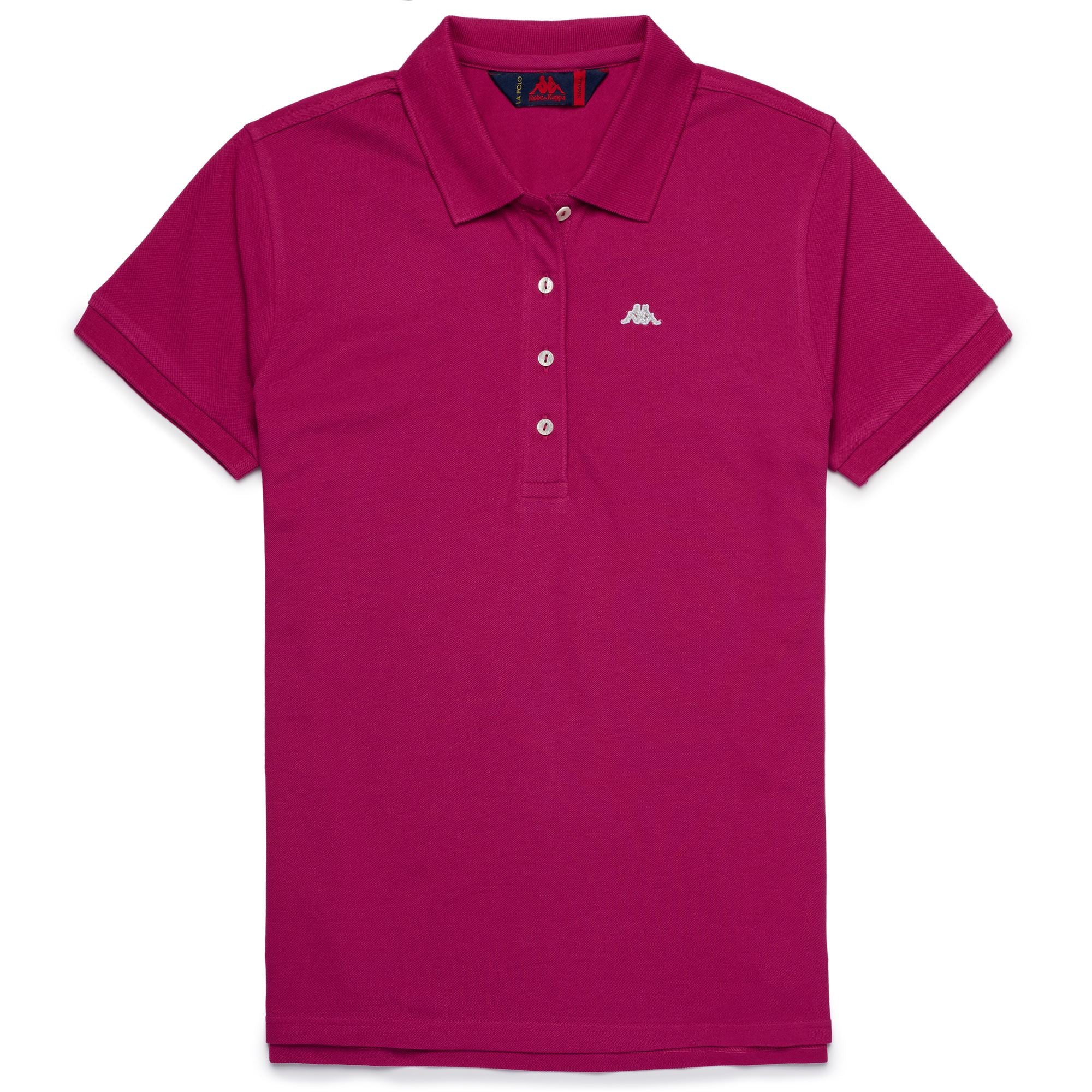 ALIETA - La polo Robe di Kappa - Polo - Woman - VIOLET RASPBERRY-GREY SILVER