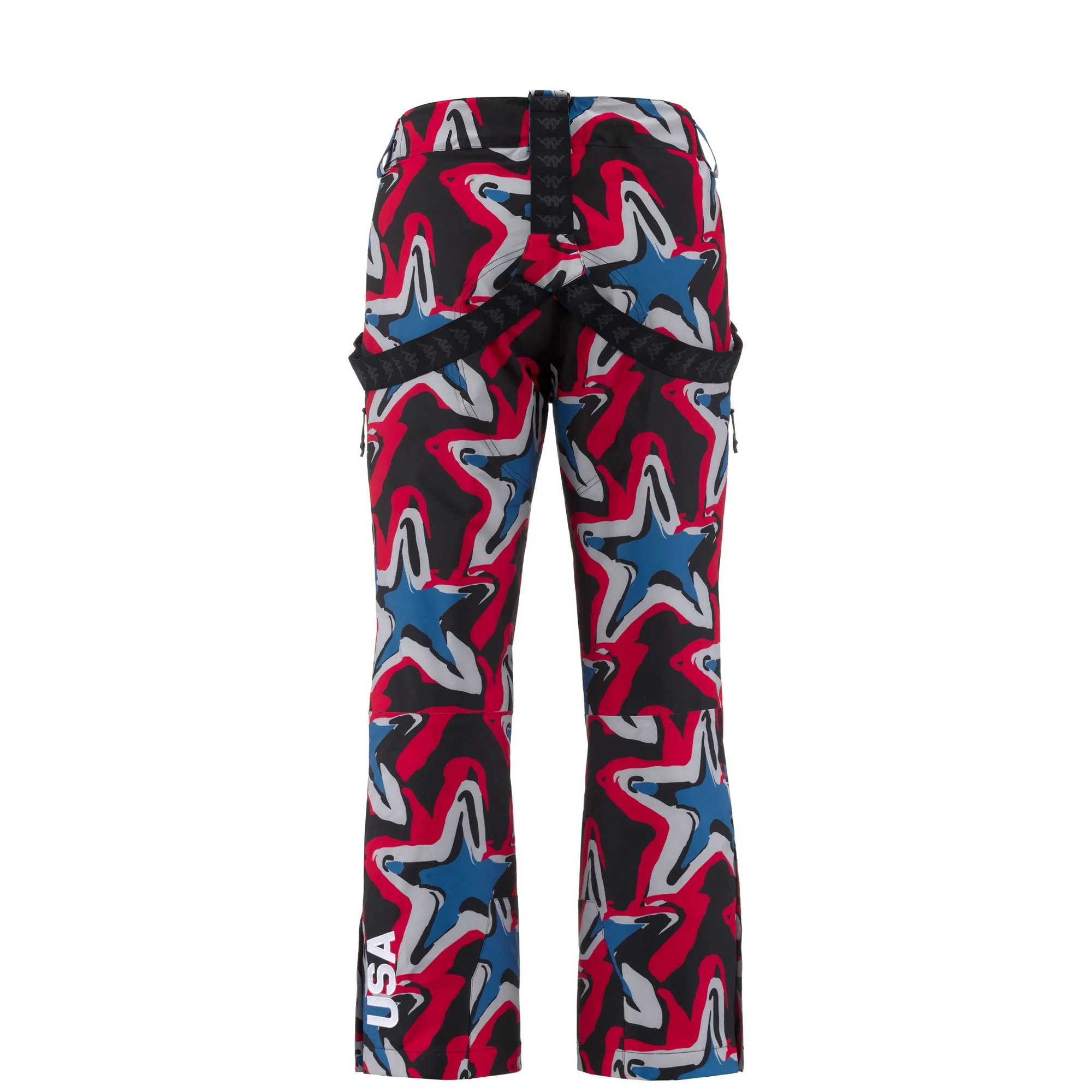 8CENTO 864G US - Pants - Sport Trousers - Man - BLACK-RED-GREY LT-LEAD-BLUE AVIO - Image 4