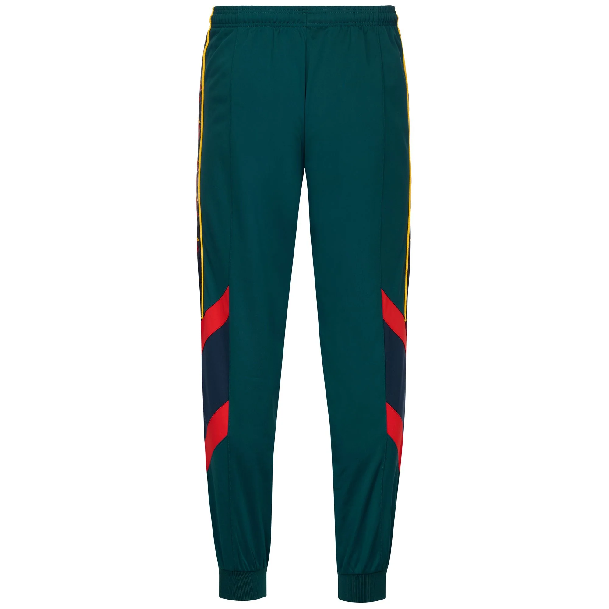 AMBETY GENOA - Pants - Sport Trousers - Man - GREEN PETROL-RED BLAZE-BLUE DK-YELLOW DANDELION