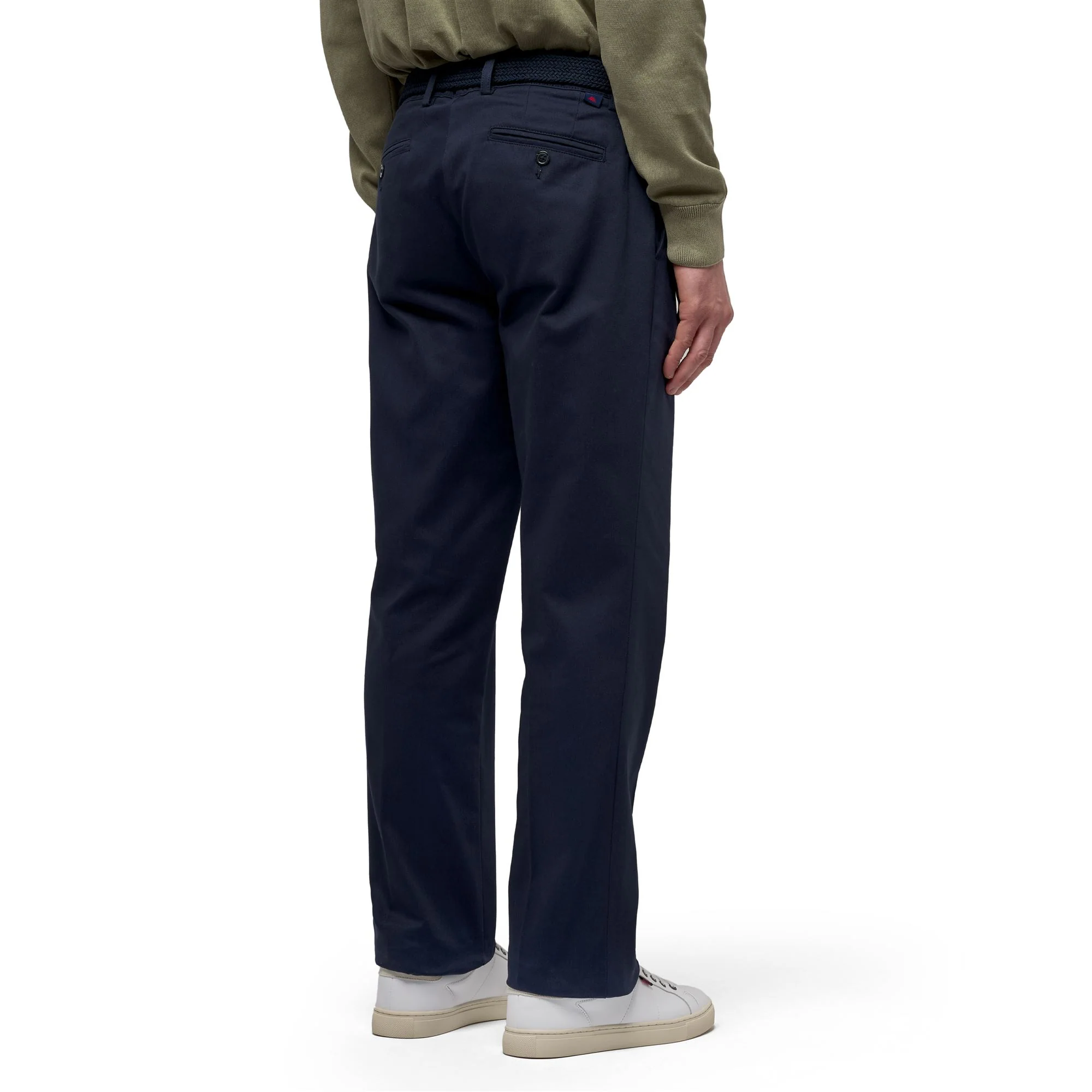 RAFAEL COMFORT GABARDINE - Pants - CHINO - Man - BLUE IRIS