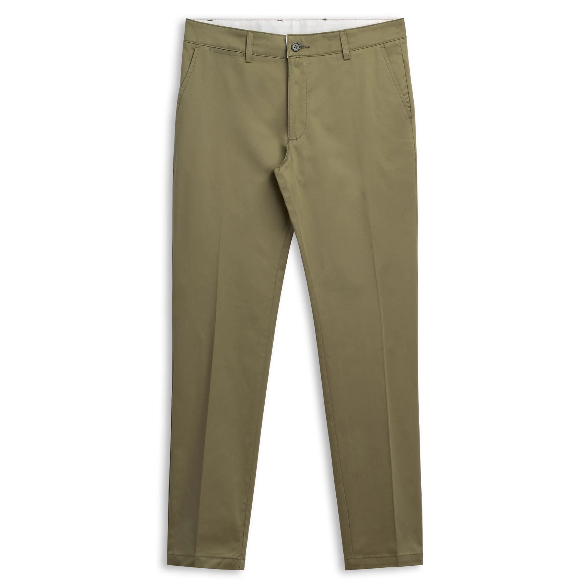 RAFAEL COMFORT GABARDINE - Pants - CHINO - Man - GREEN ALOE