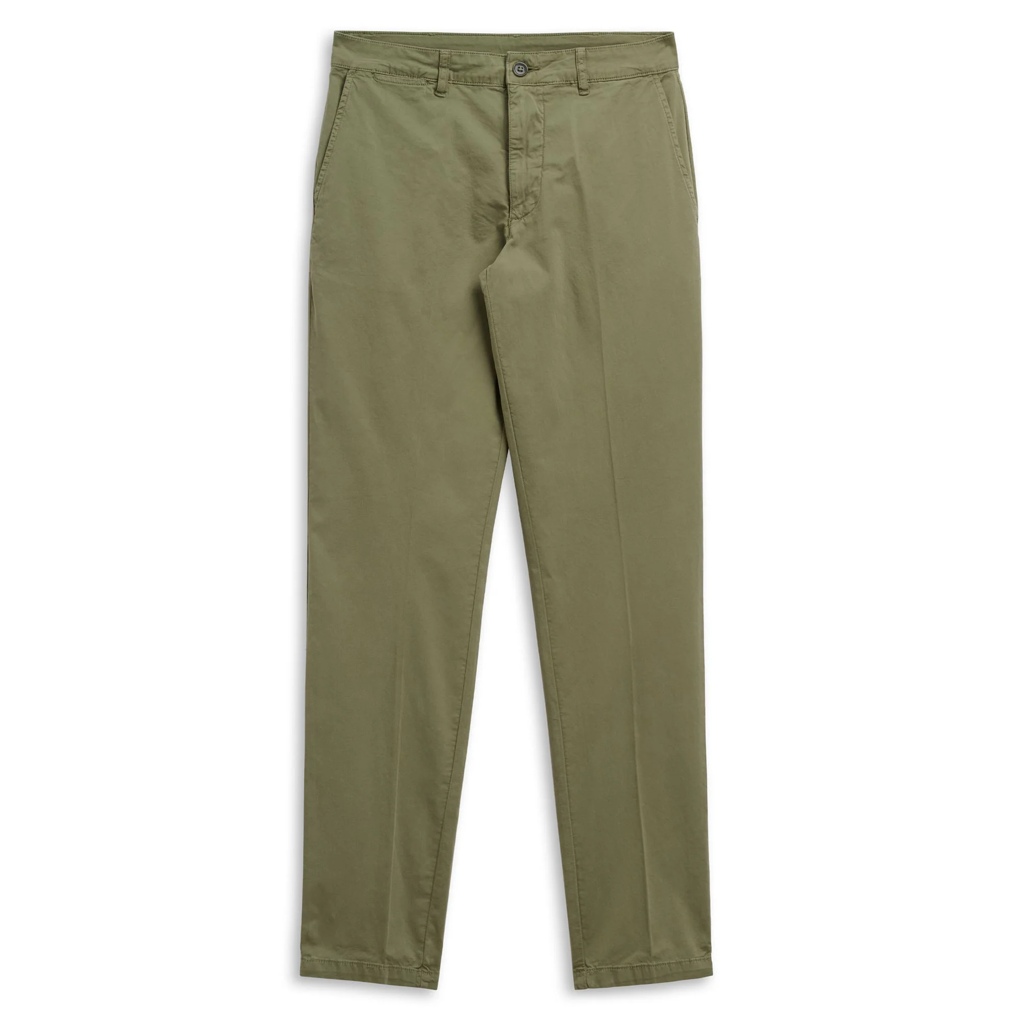 WERNER GABARDINE - Pants - CHINO - Man - GREEN OLIVINE